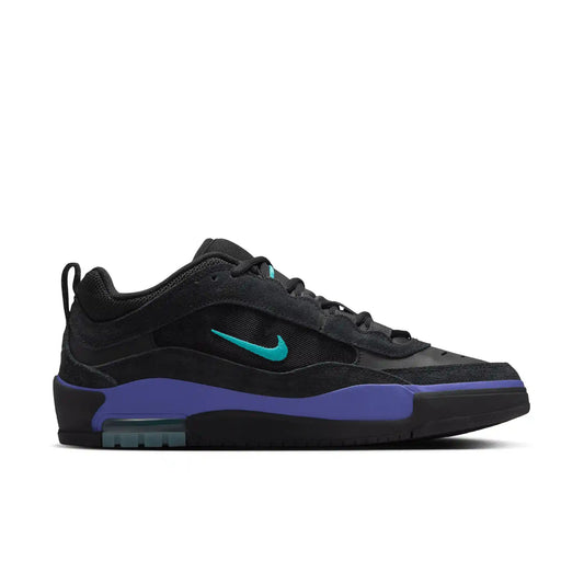 Nike SB Air Max Ishod, black/dusty cactus - black - persian violet - Tiki Room Skateboards - 1