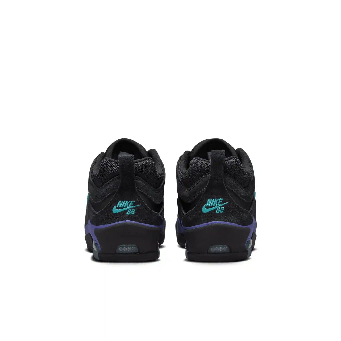 Nike SB Air Max Ishod, black/dusty cactus - black - persian violet - Tiki Room Skateboards - 5