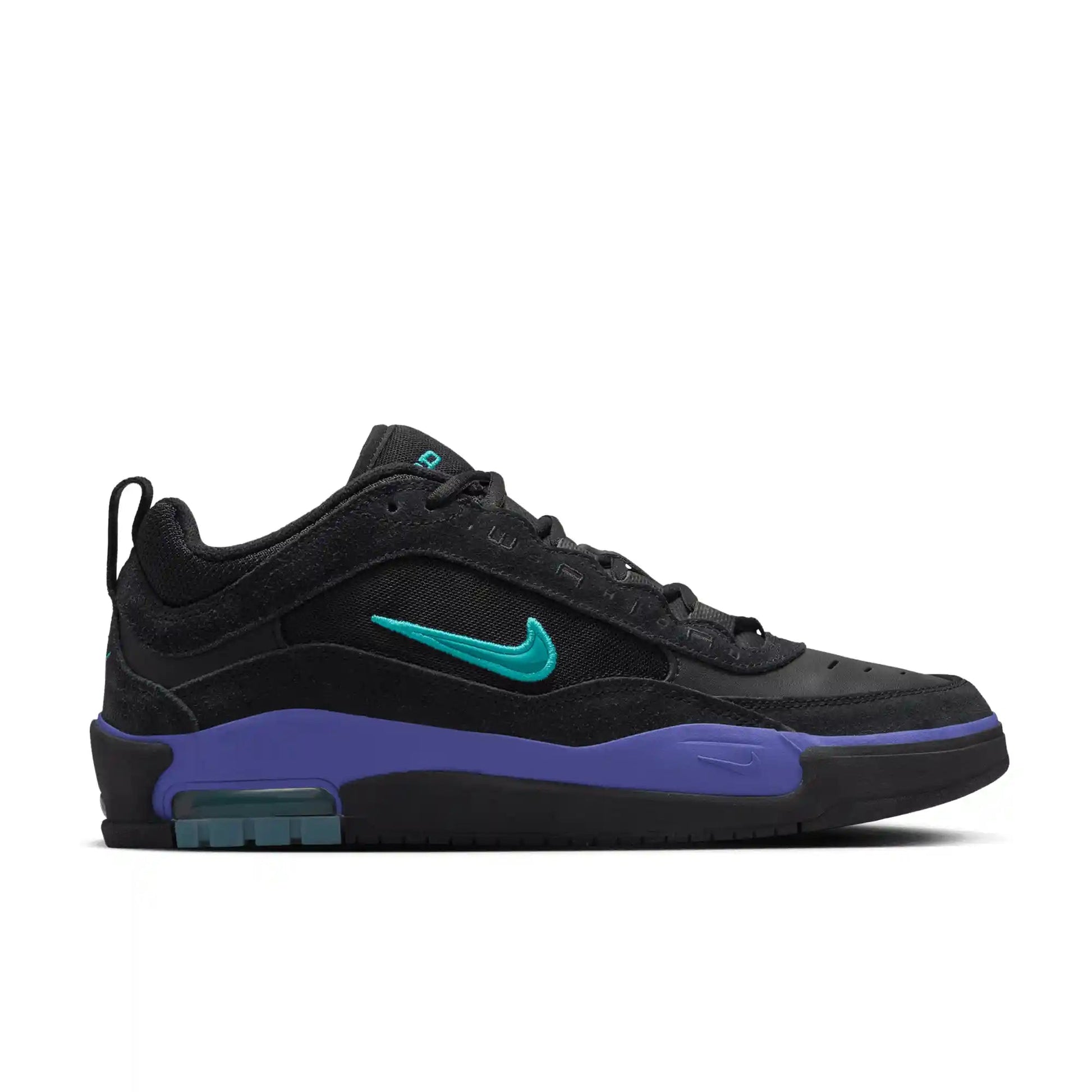 Nike SB Air Max Ishod, black/dusty cactus - black - persian violet - Tiki Room Skateboards - 10