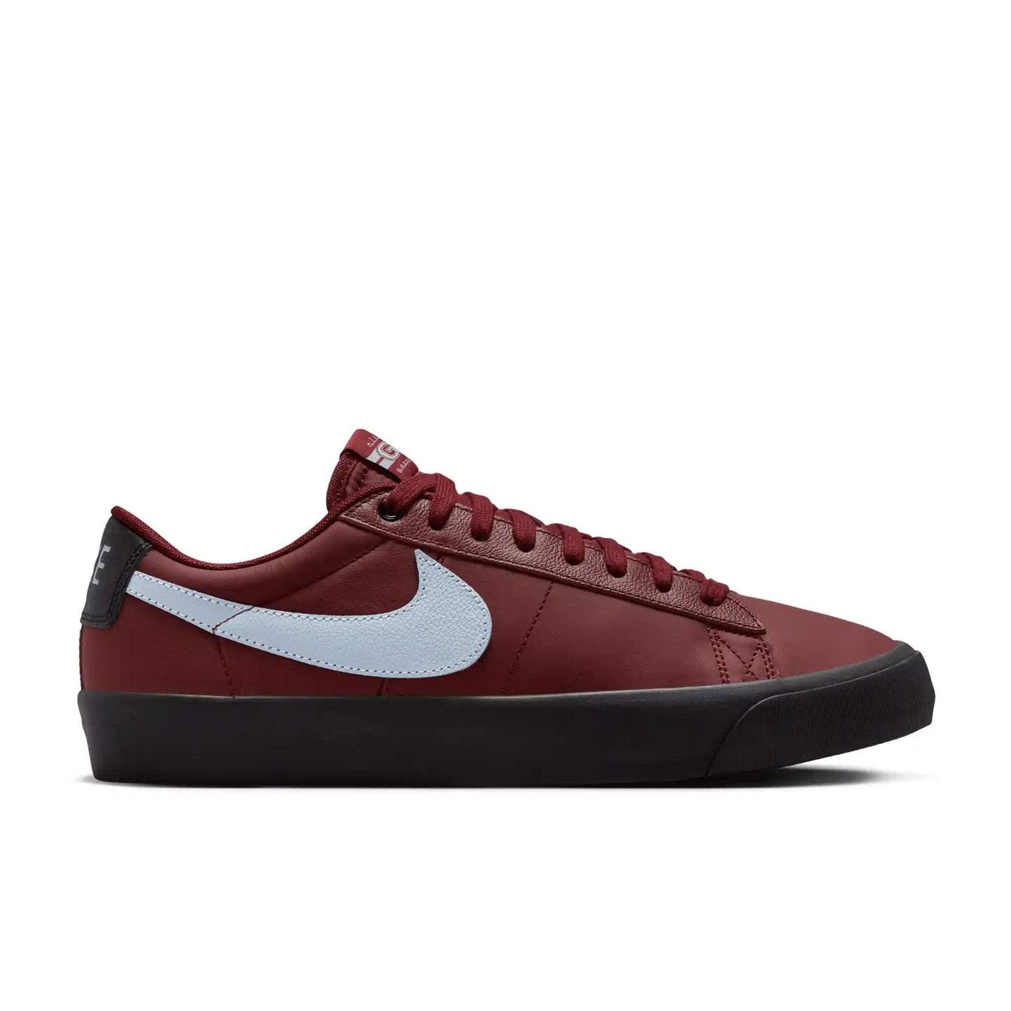 Nike SB Blazer Low Pro GT, dark team red/lt armory blue - Tiki Room Skateboards - 1