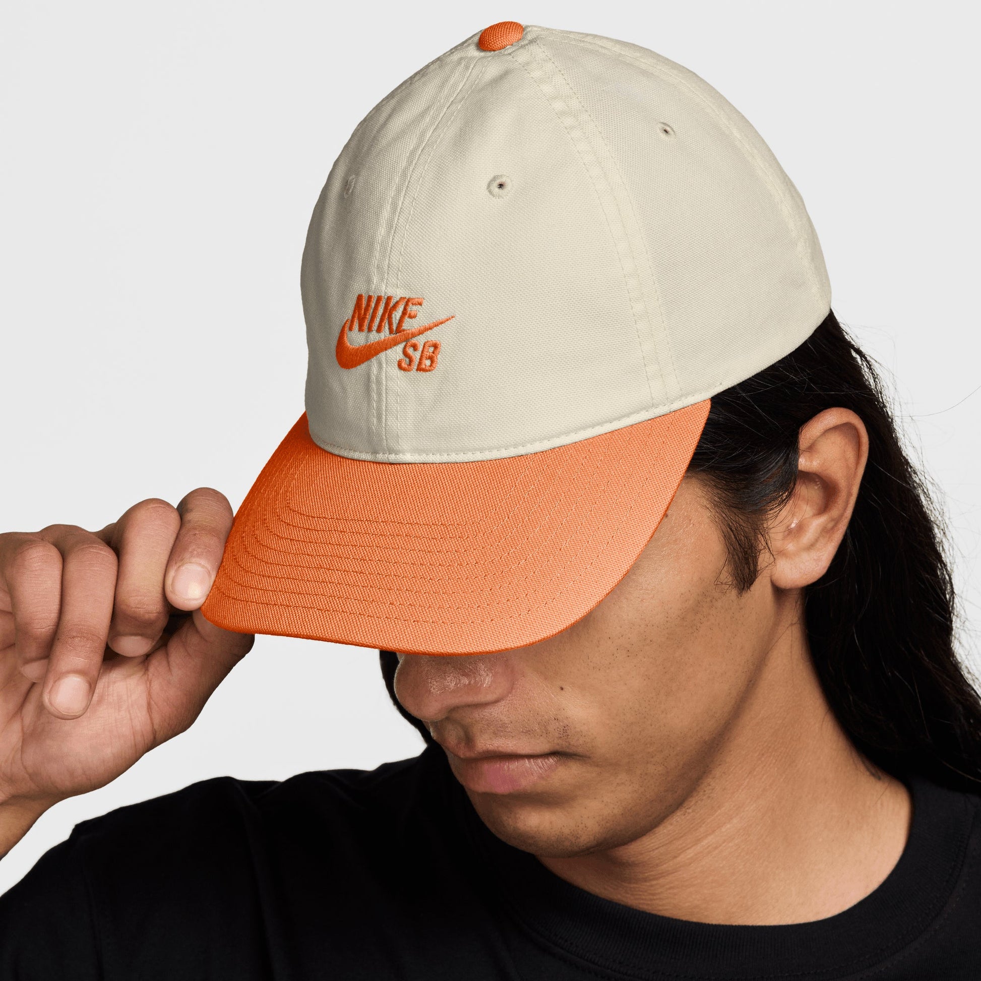 Nike SB Club Hat, coconut milk/orange frost/orange frost - Tiki Room Skateboards - 1