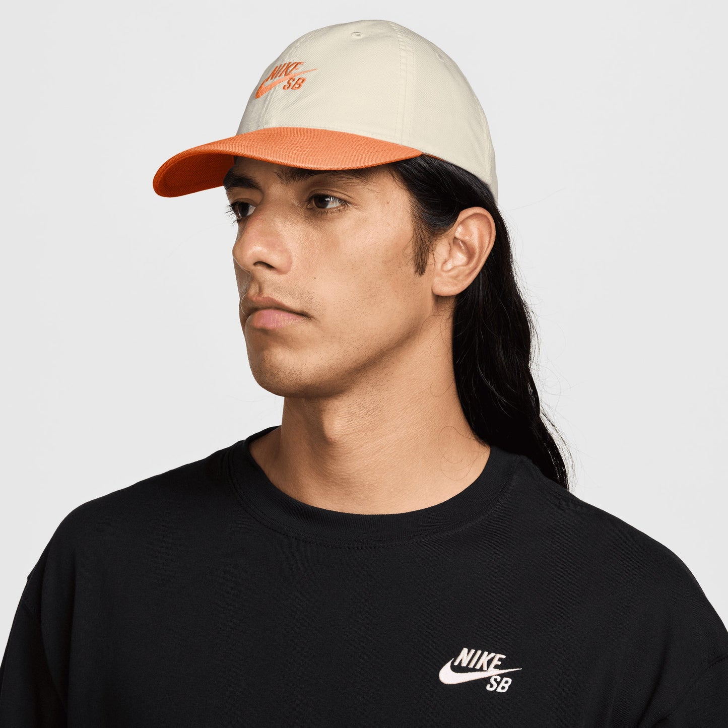 Nike SB Club Hat, coconut milk/orange frost/orange frost - Tiki Room Skateboards - 2