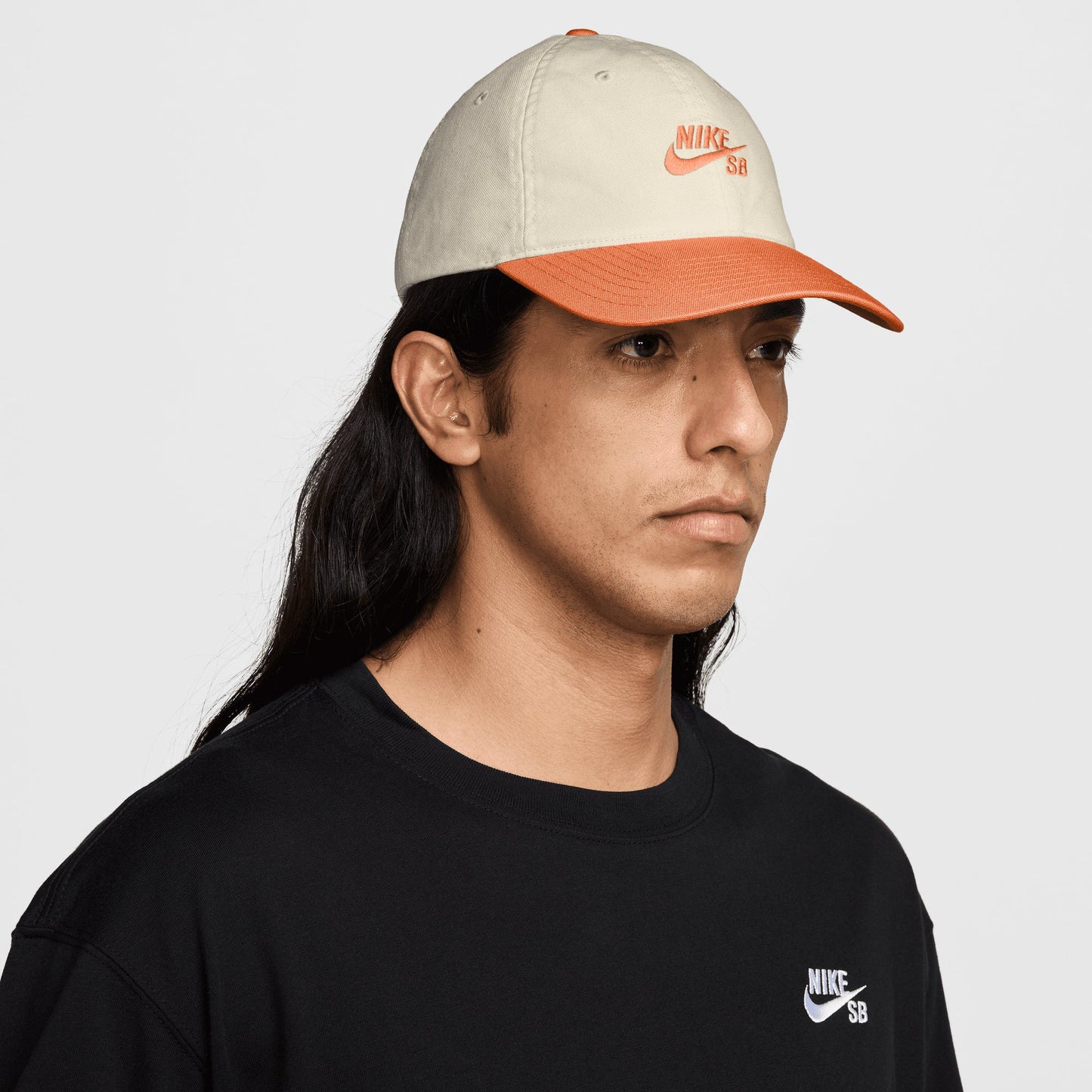 Nike SB Club Hat, coconut milk/orange frost/orange frost - Tiki Room Skateboards - 5