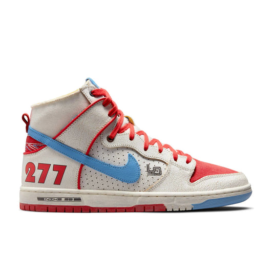 Nike SB Dunk High Pro Decon Magnus Walker, sail/blue beyond - track red - Tiki Room Skateboards - 1