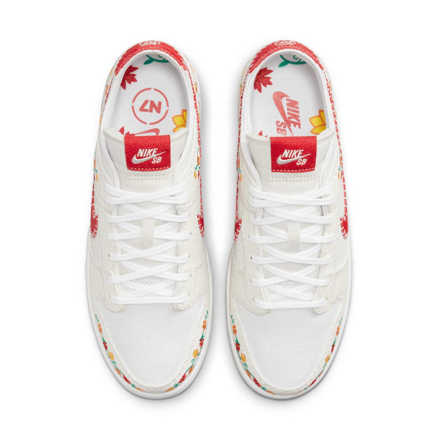 Nike SB Dunk Low Decon N7, opti yellow/university red - Tiki Room Skateboards - 5