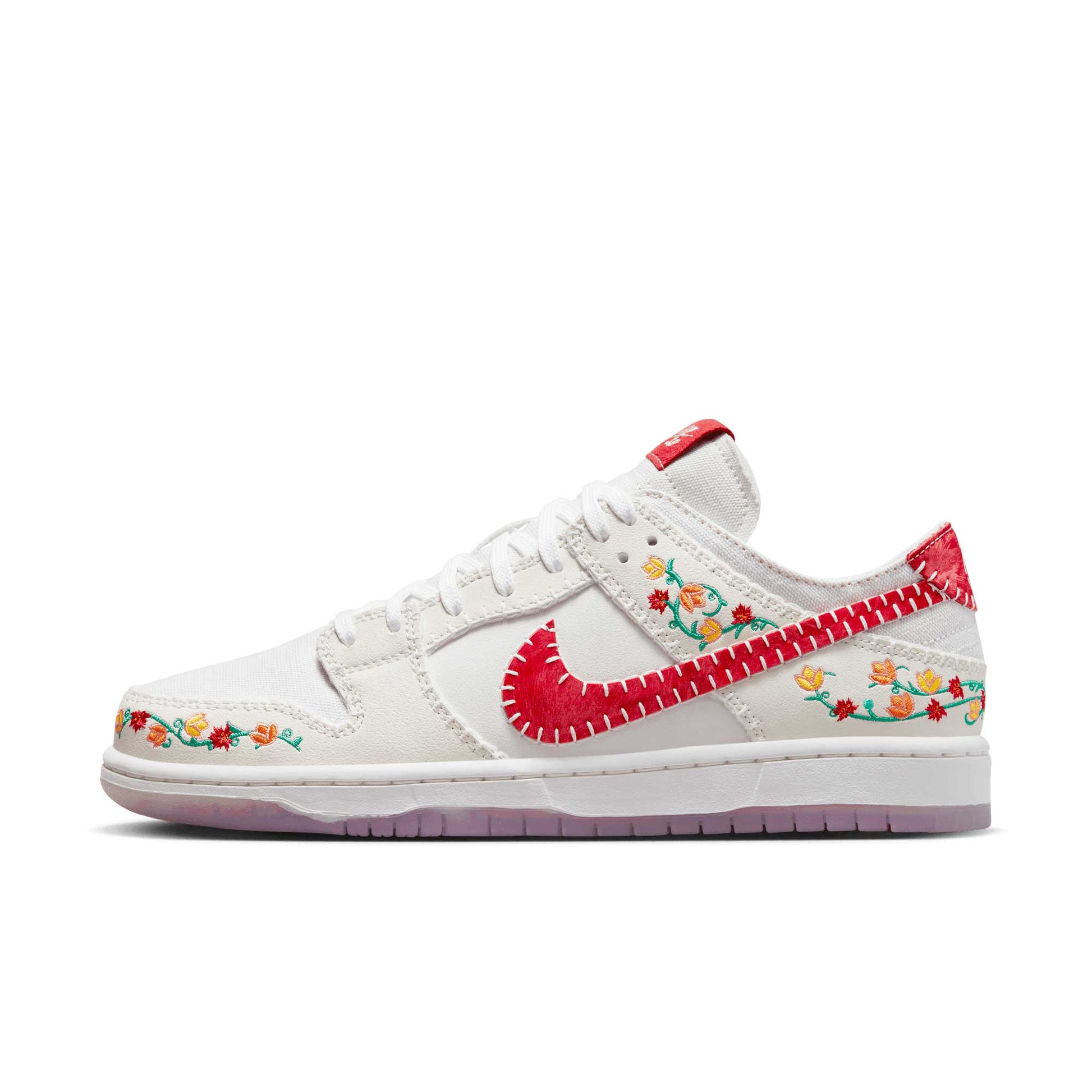 Nike SB Dunk Low Decon N7, opti yellow/university red - Tiki Room Skateboards - 7