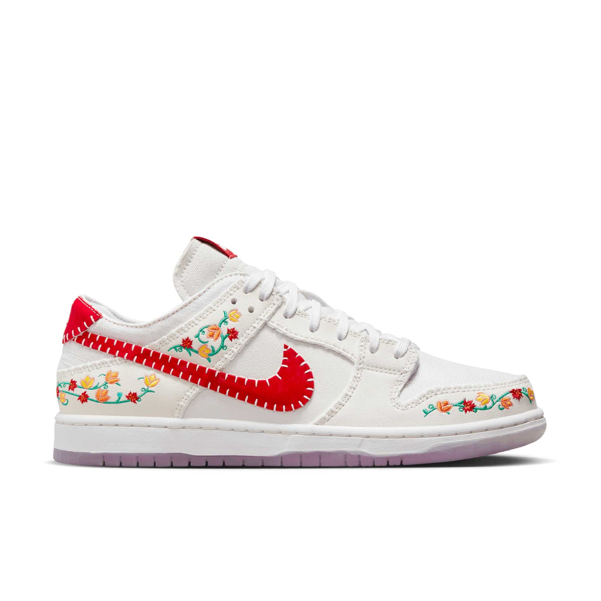 Nike SB Dunk Low Decon N7, opti yellow/university red - Tiki Room Skateboards - 1