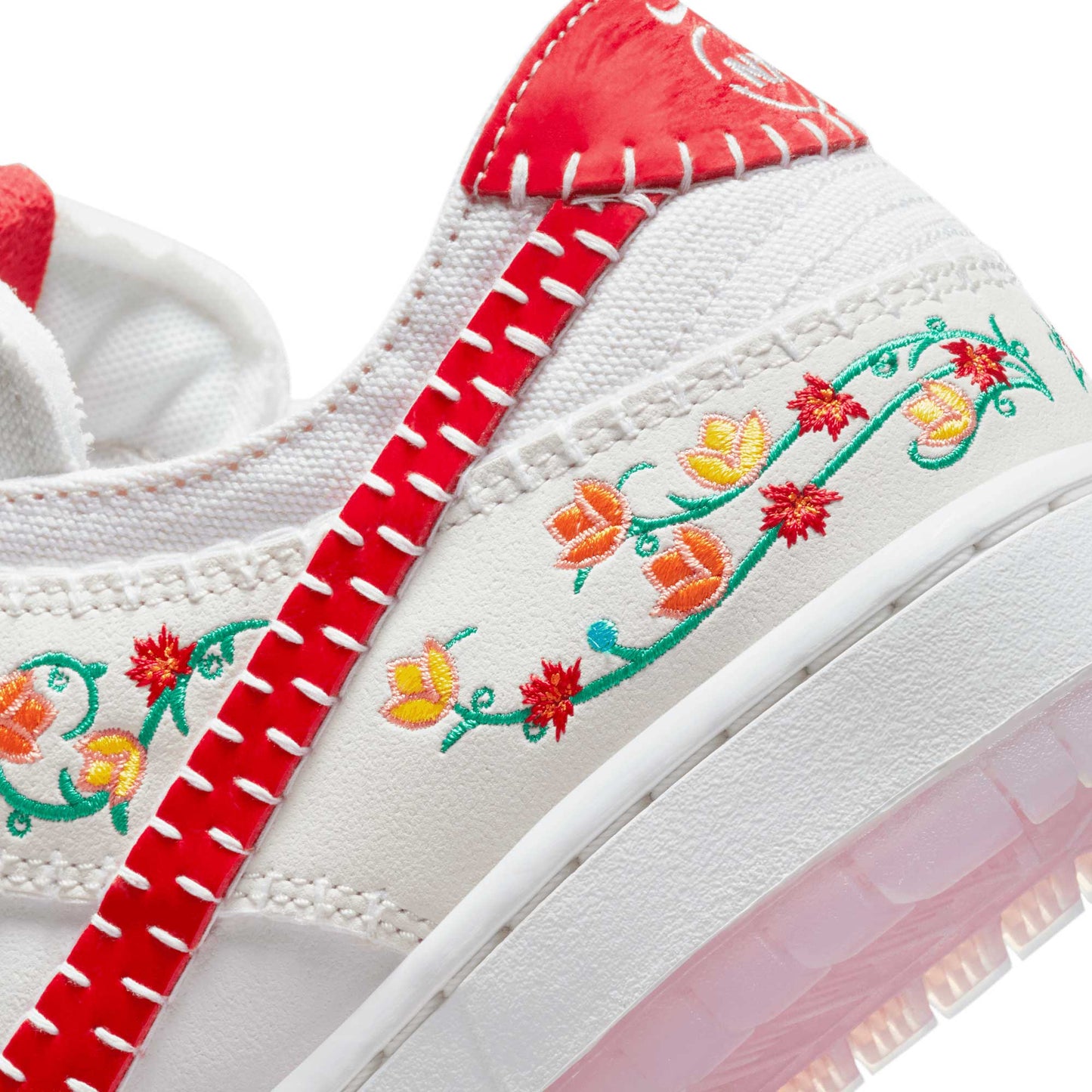Nike SB Dunk Low Decon N7, opti yellow/university red - Tiki Room Skateboards - 4