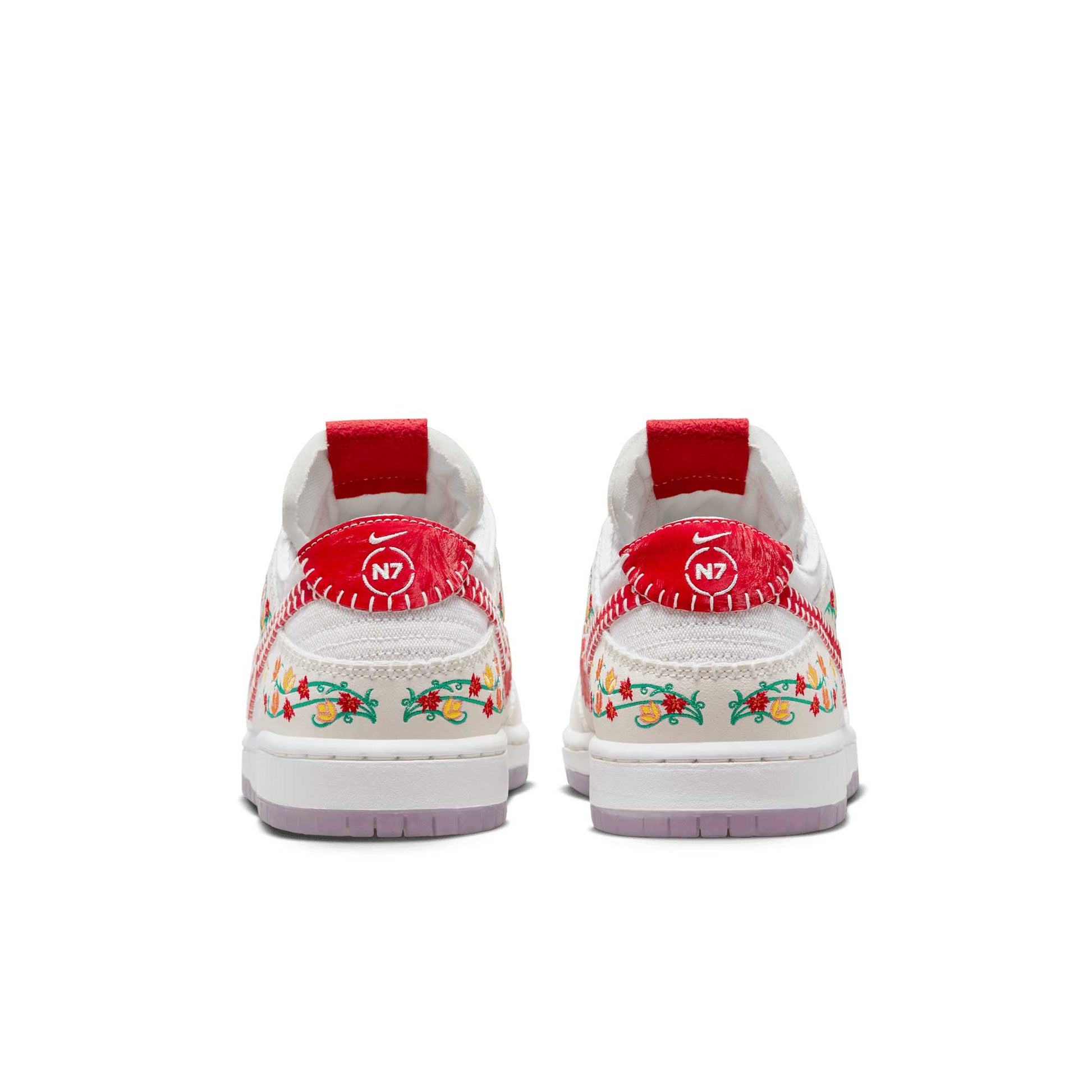 Nike SB Dunk Low Decon N7, opti yellow/university red - Tiki Room Skateboards - 3