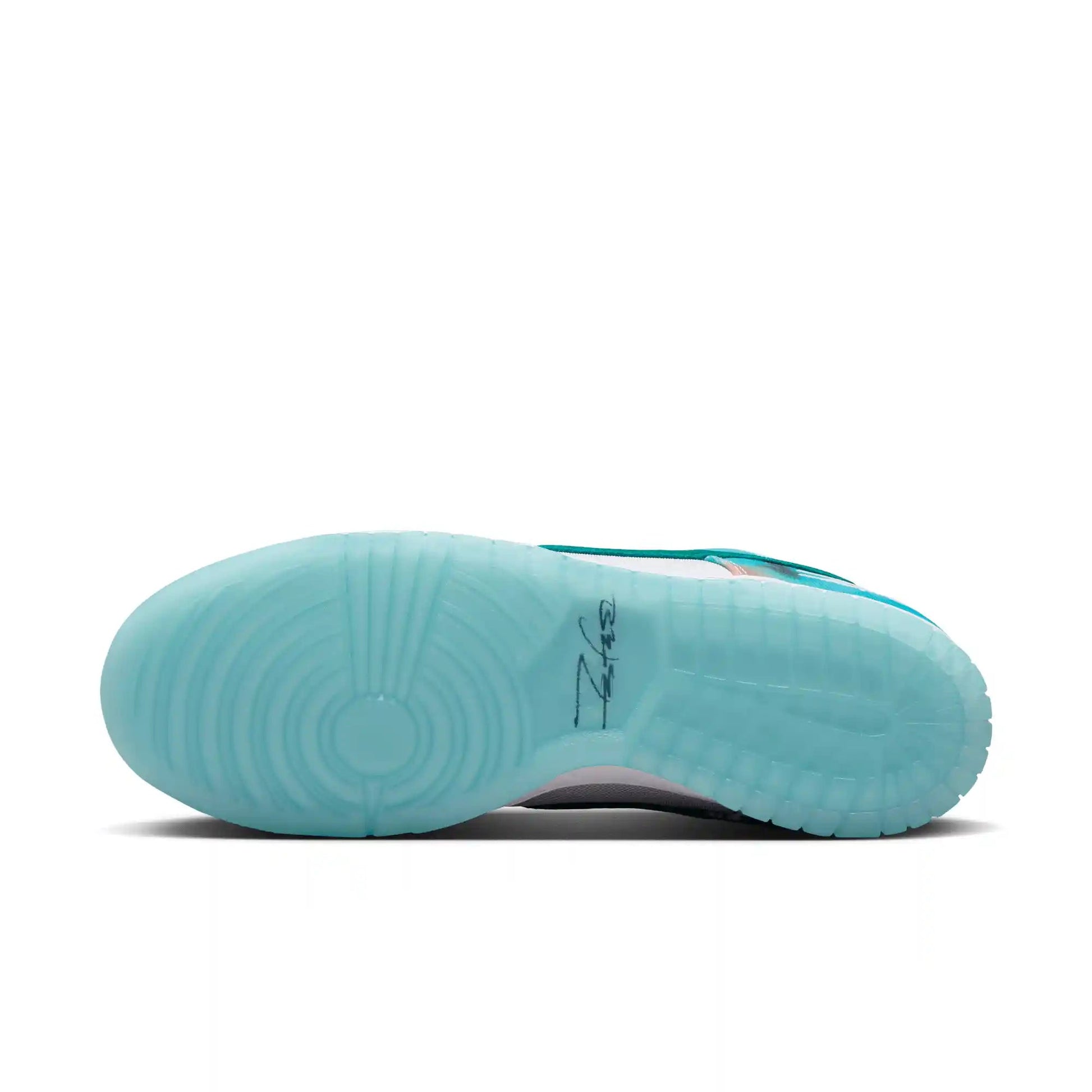 Nike SB Dunk Low OG Futura, bleached aqua/geode teal - white - Tiki Room Skateboards - 12