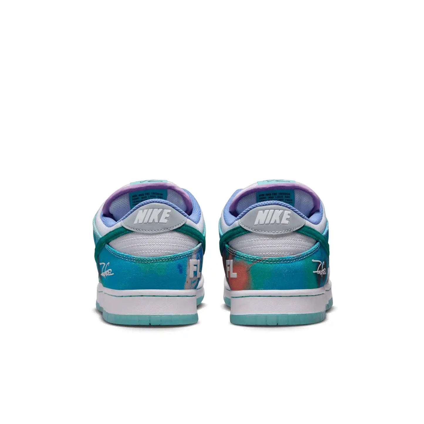 Nike SB Dunk Low OG Futura, bleached aqua/geode teal - white - Tiki Room Skateboards - 5