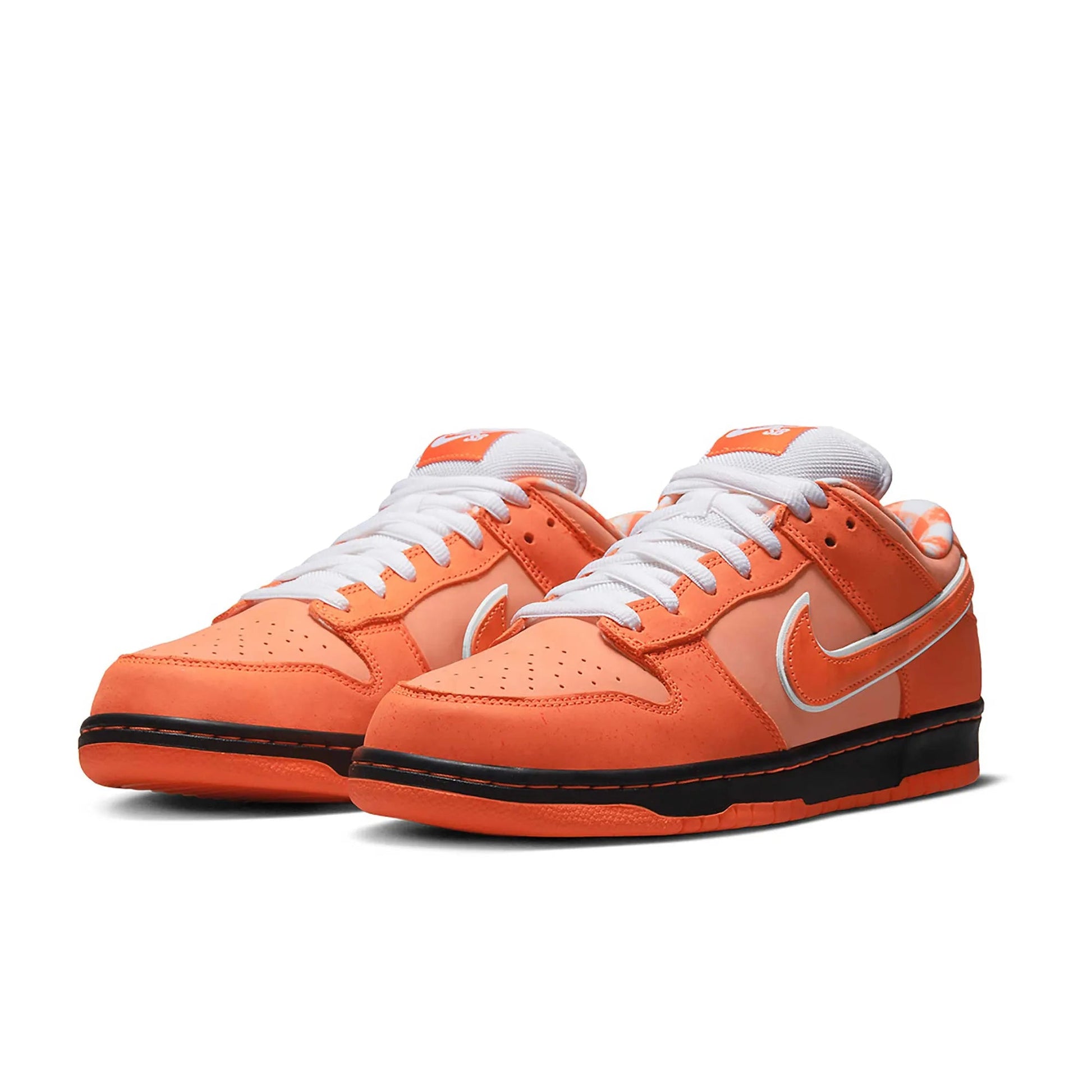 Nike SB Dunk Low OG X Concepts, orange frost/electro orange - white - Tiki Room Skateboards - 1