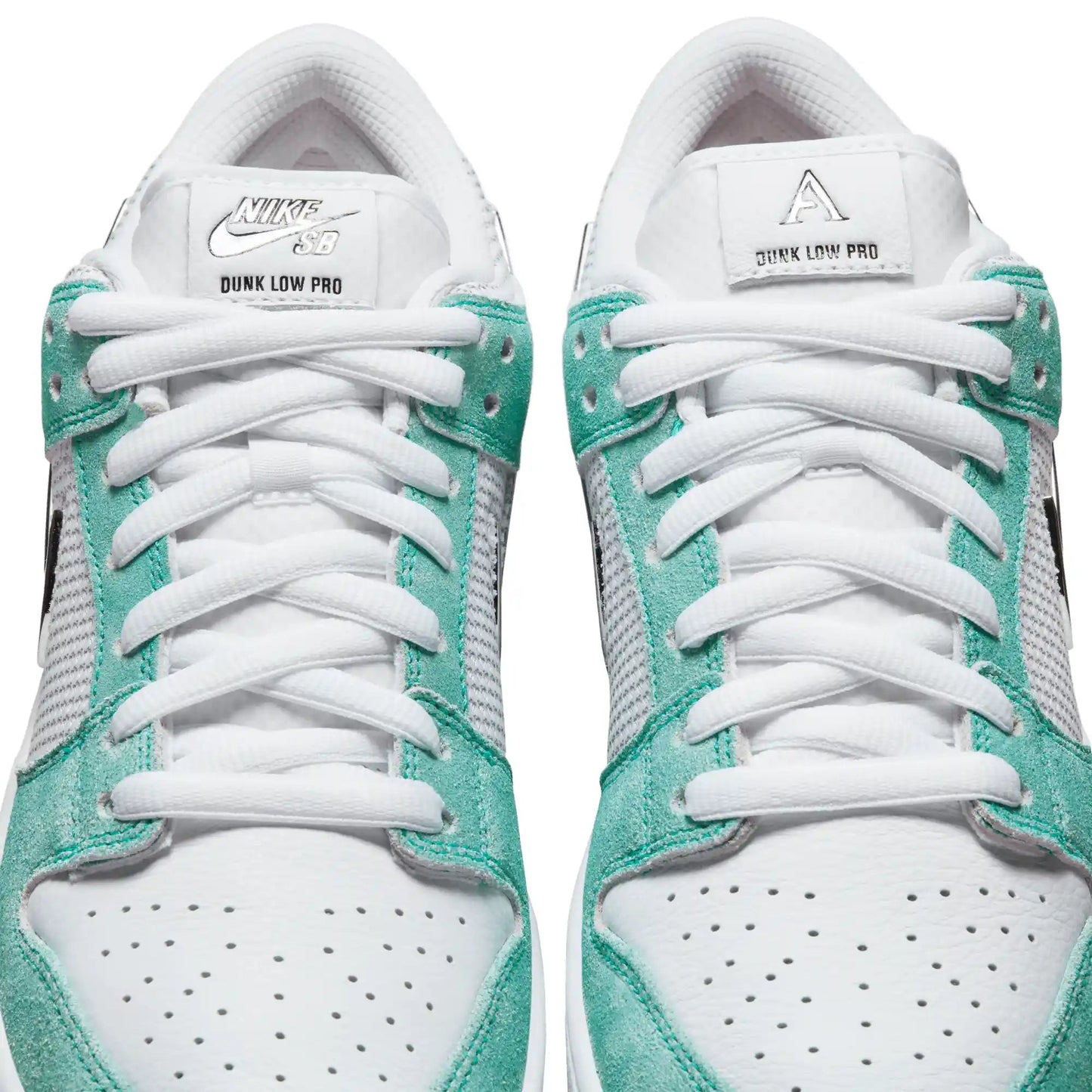 Nike SB Dunk Low Pro April, racer blue/metallic silver - white - Tiki Room Skateboards - 7