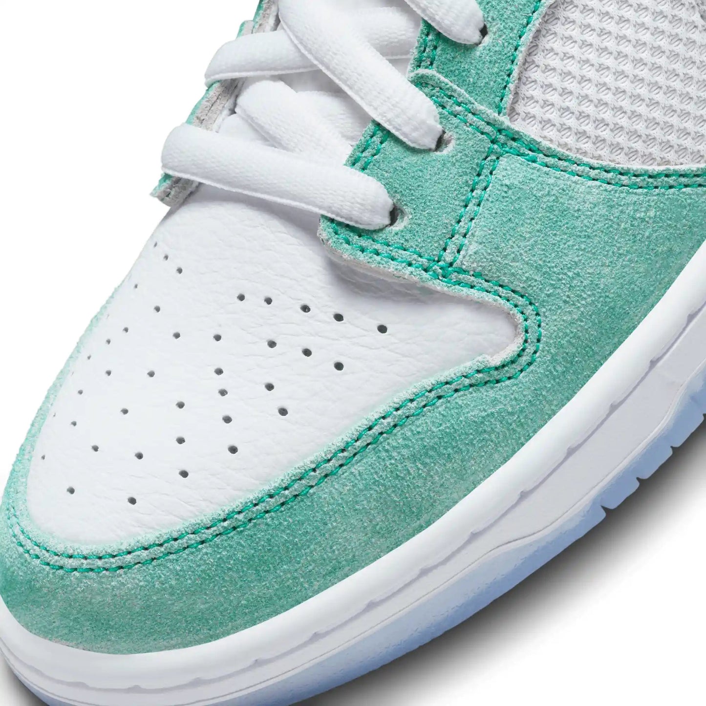 Nike SB Dunk Low Pro April, racer blue/metallic silver - white - Tiki Room Skateboards - 12