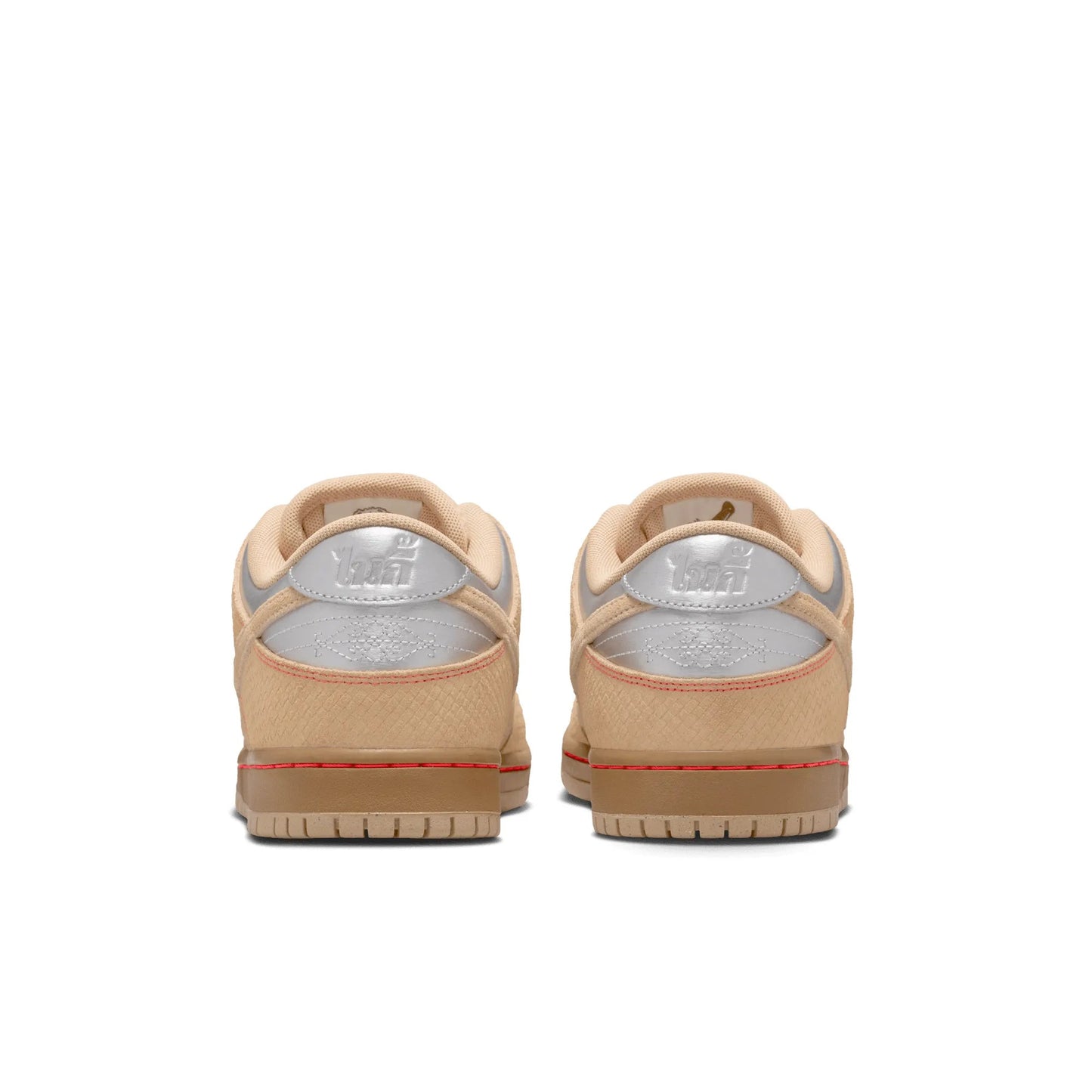 Nike SB Dunk Low Pro, canvas/vachetta tan - parachute beige - Tiki Room Skateboards - 6