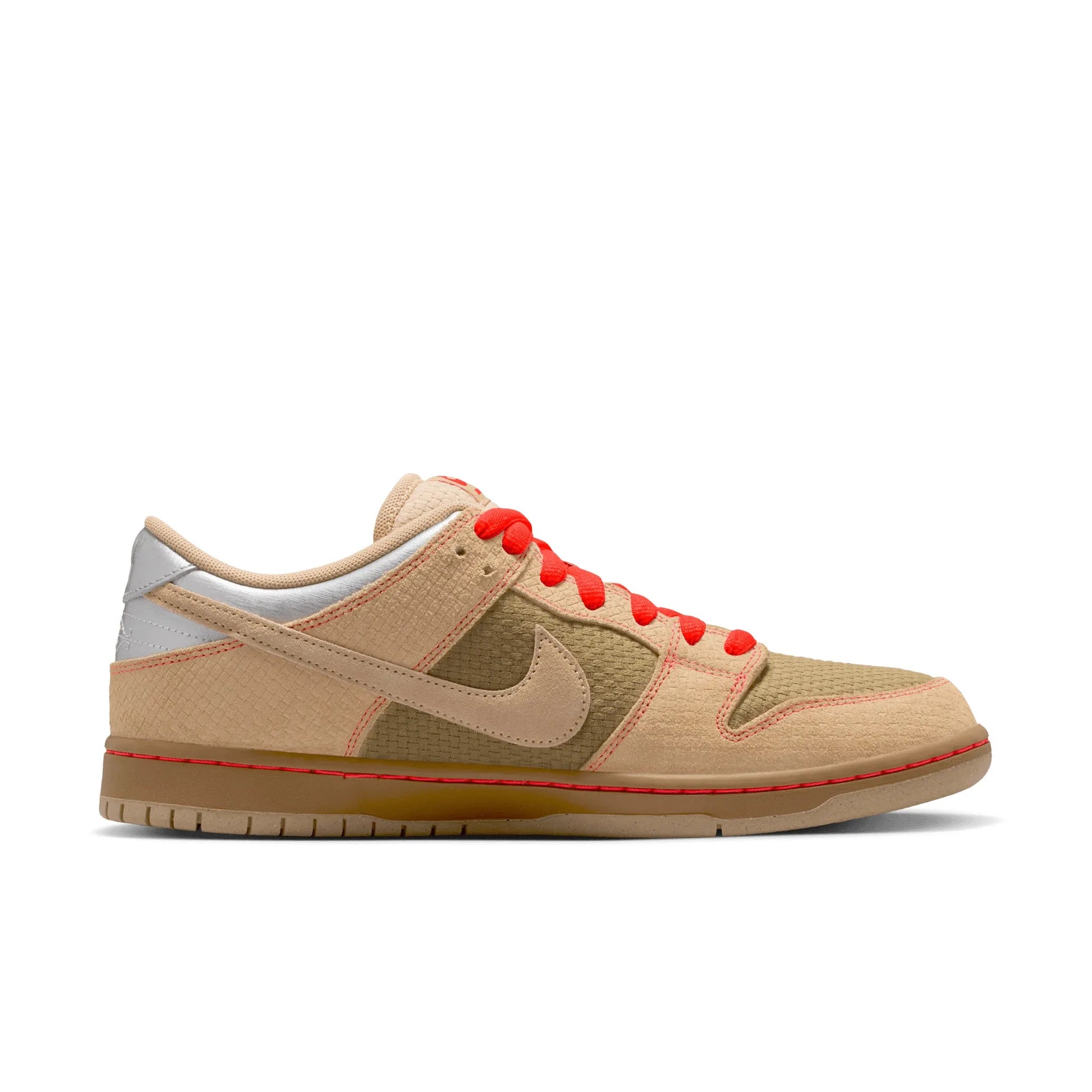 Nike SB Dunk Low Pro, canvas/vachetta tan - parachute beige - Tiki Room Skateboards - 13
