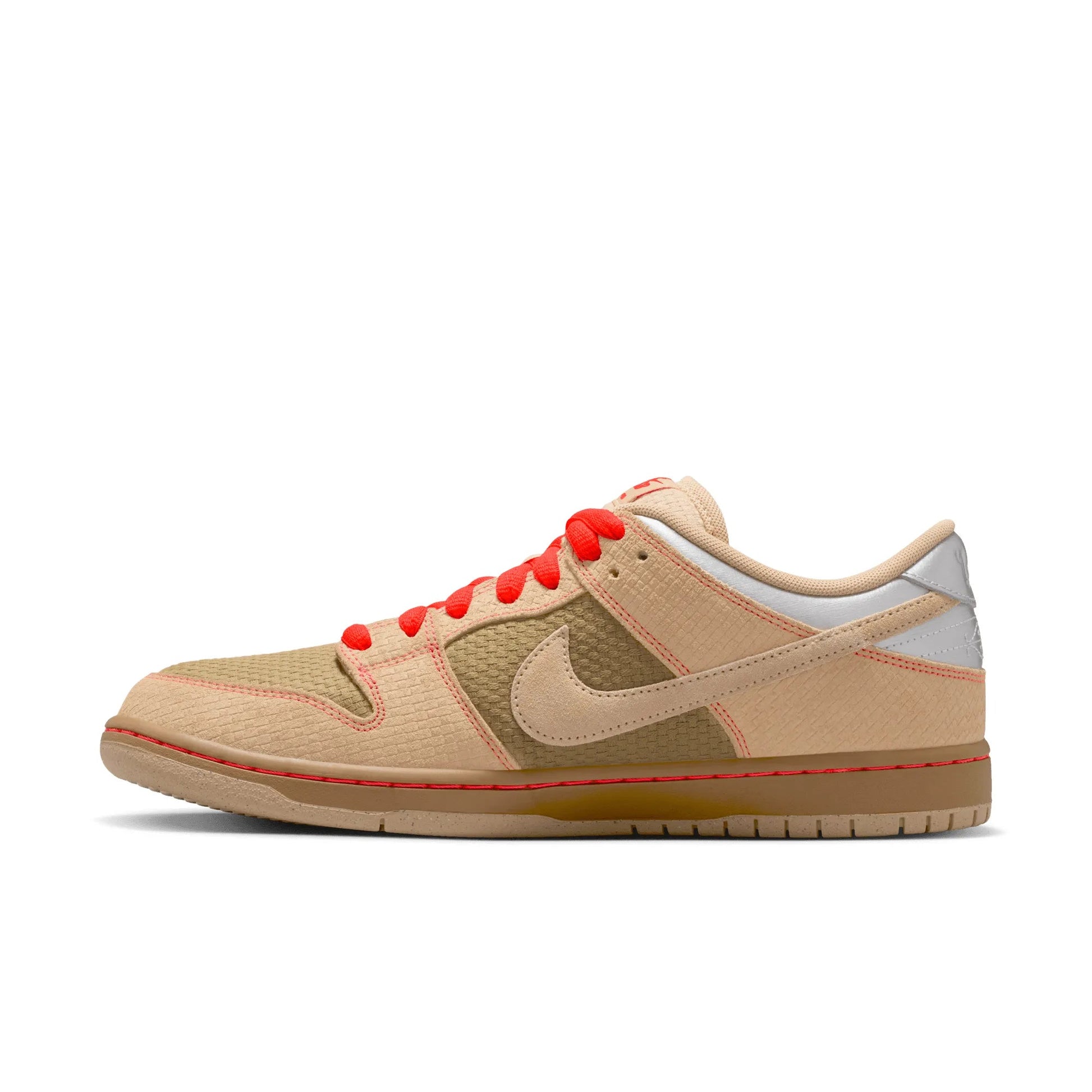 Nike SB Dunk Low Pro, canvas/vachetta tan - parachute beige - Tiki Room Skateboards - 12