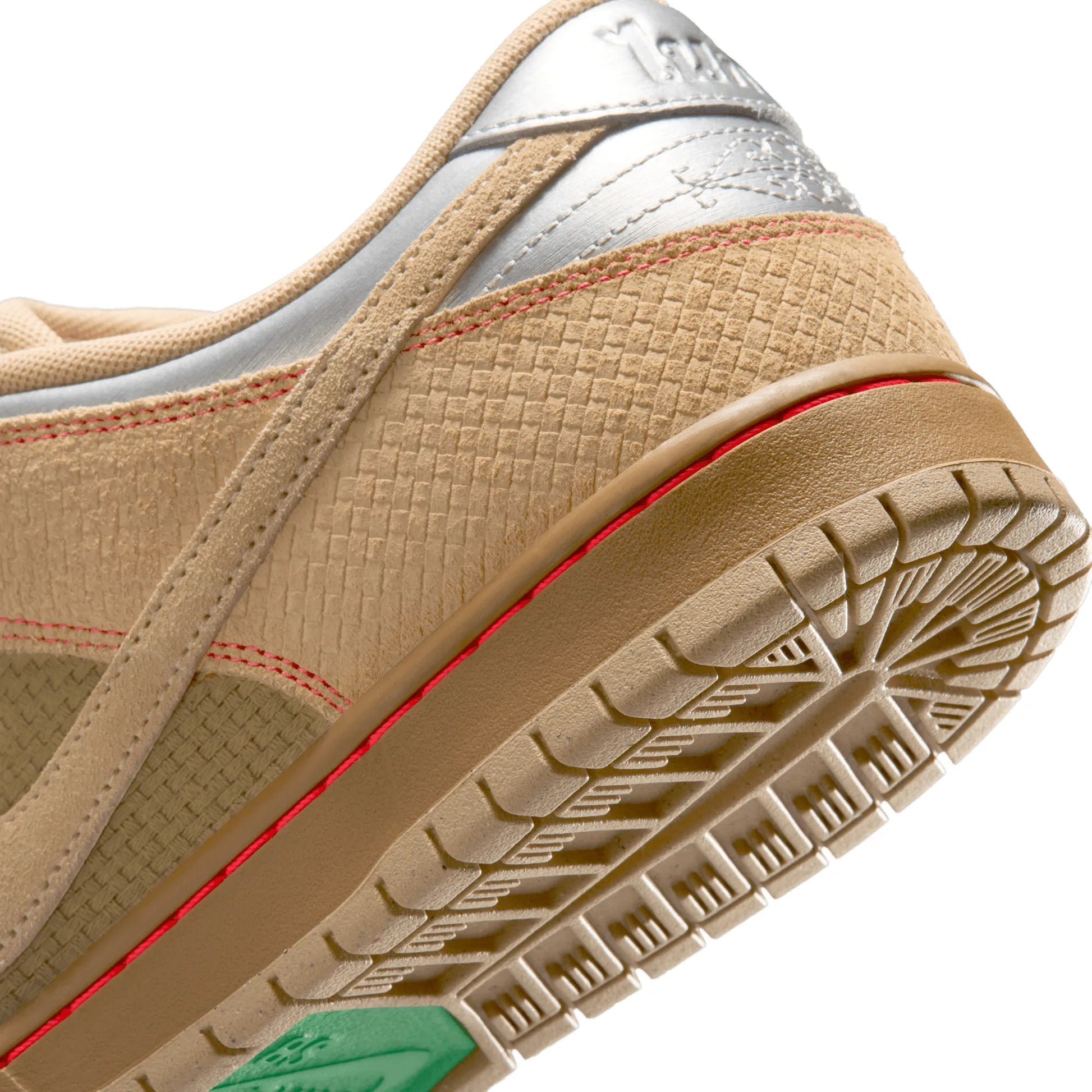 Nike SB Dunk Low Pro, canvas/vachetta tan - parachute beige - Tiki Room Skateboards - 4