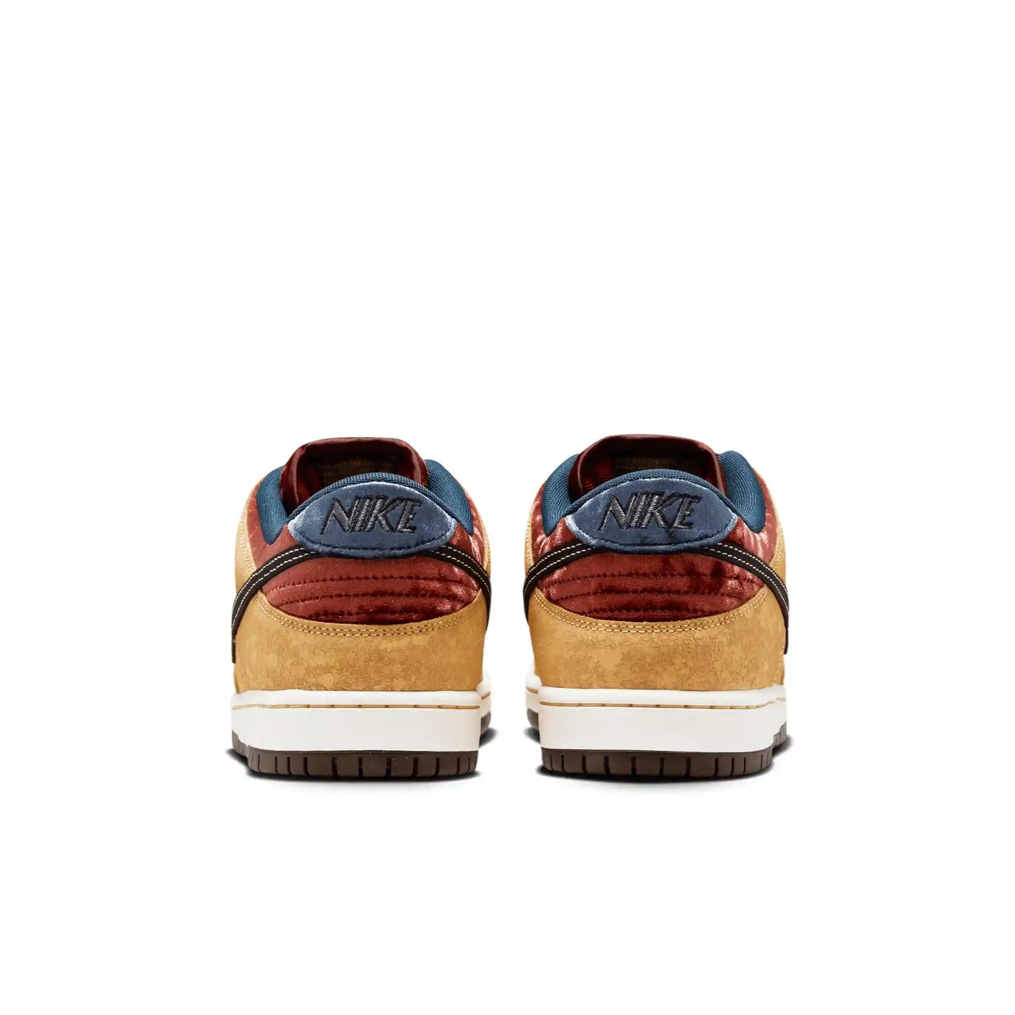 Nike SB Dunk Low Pro, celestial gold/black - dark team red - Tiki Room Skateboards - 5