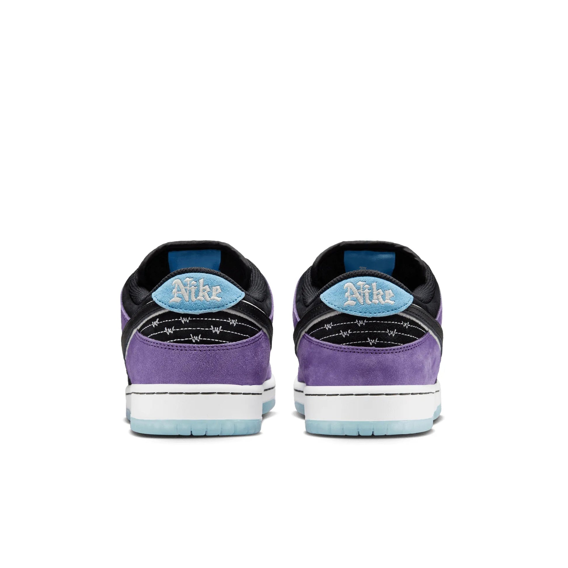 Nike SB Dunk Low Pro, court purple/black - white - lagoon pulse - Tiki Room Skateboards - 8