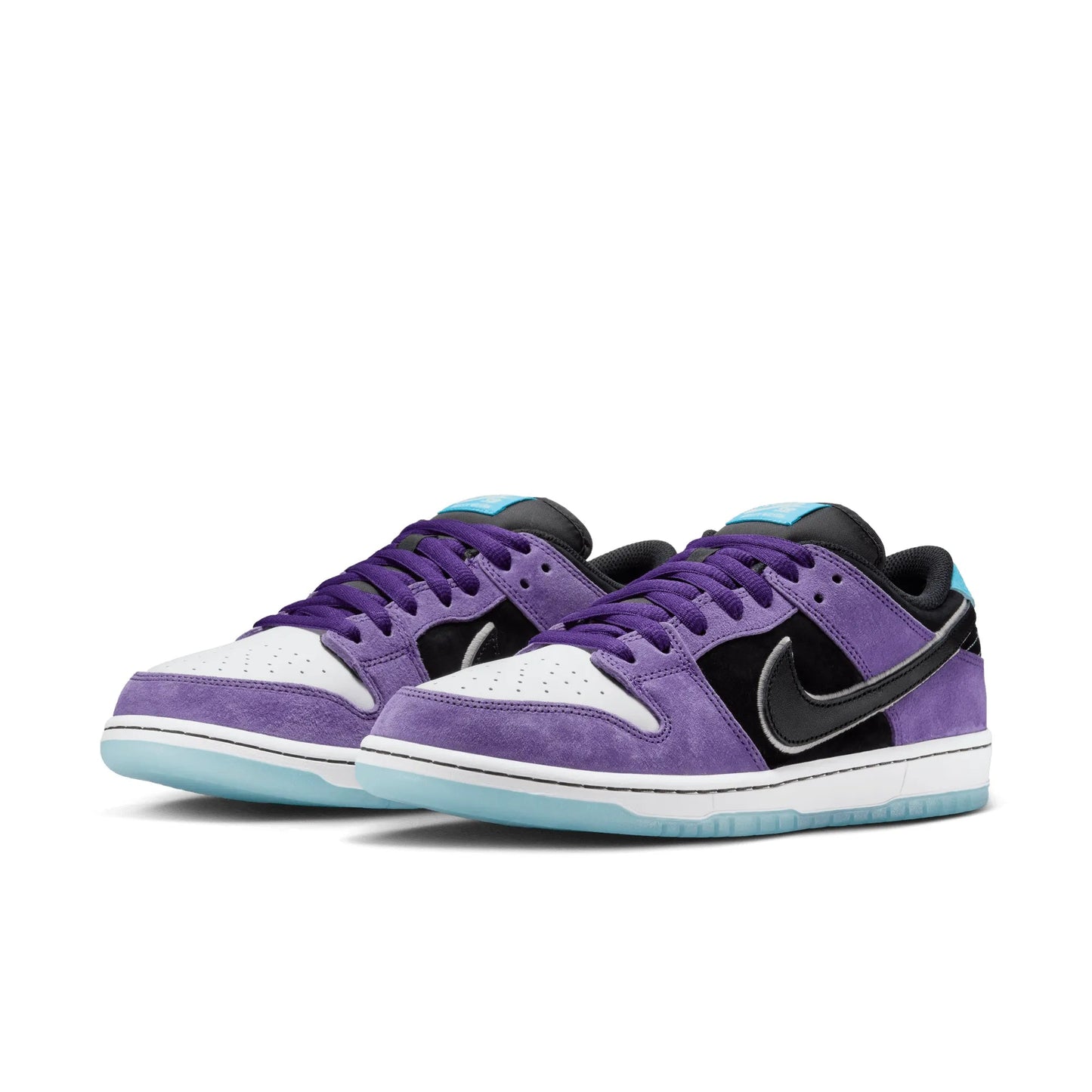 Nike SB Dunk Low Pro, court purple/black - white - lagoon pulse - Tiki Room Skateboards - 2