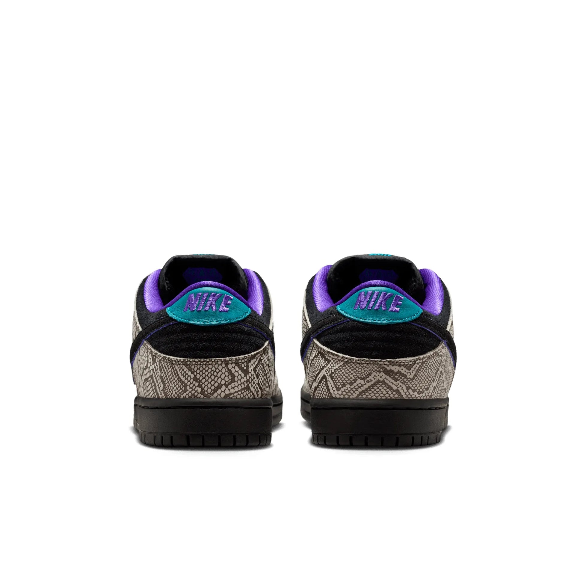 Nike SB Dunk Low Pro Dashawn Jordan, string/black - bright spruce - fierce purple - Tiki Room Skateboards - 8