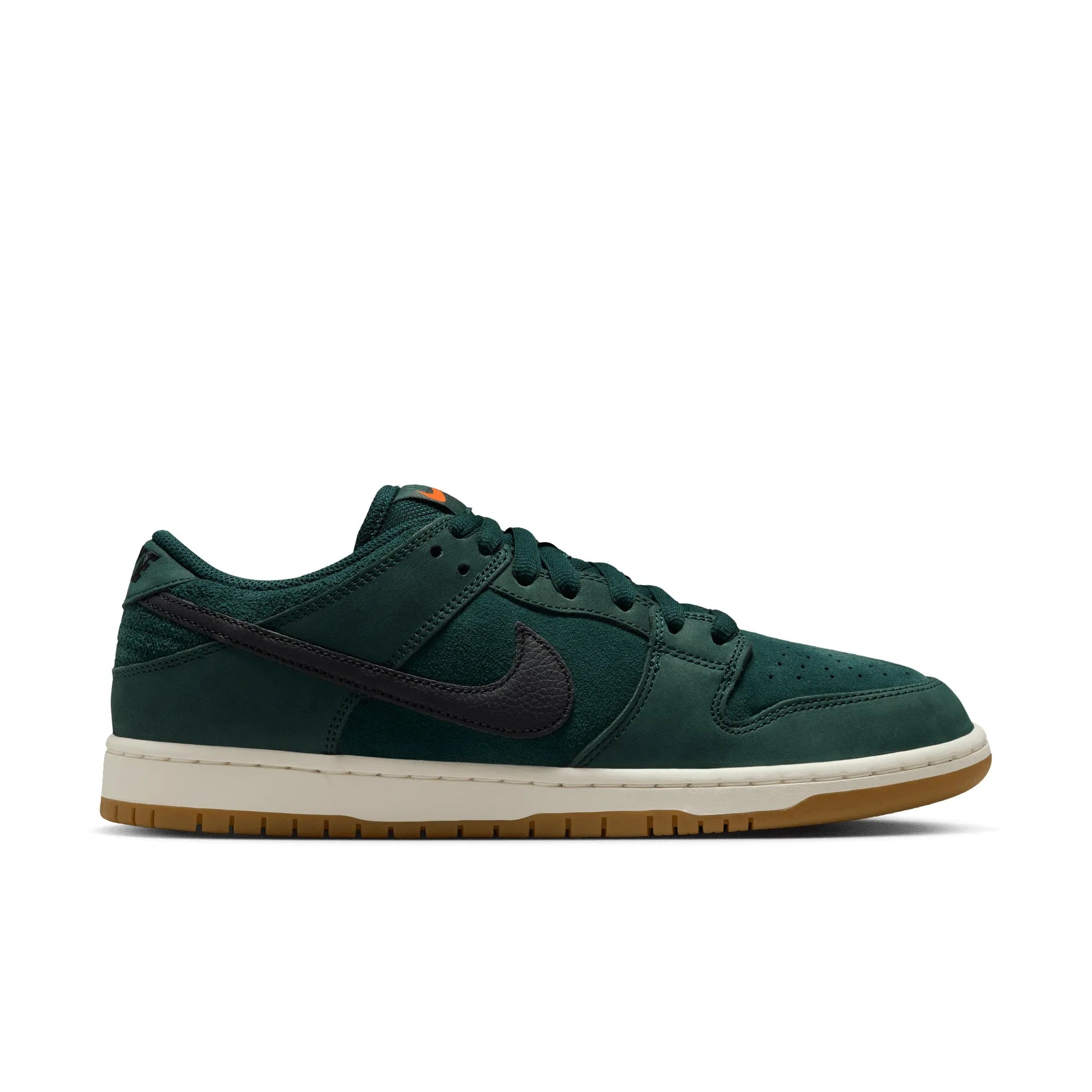 Nike SB Dunk Low Pro, deep fir/black - fir - sail - Tiki Room Skateboards - 1