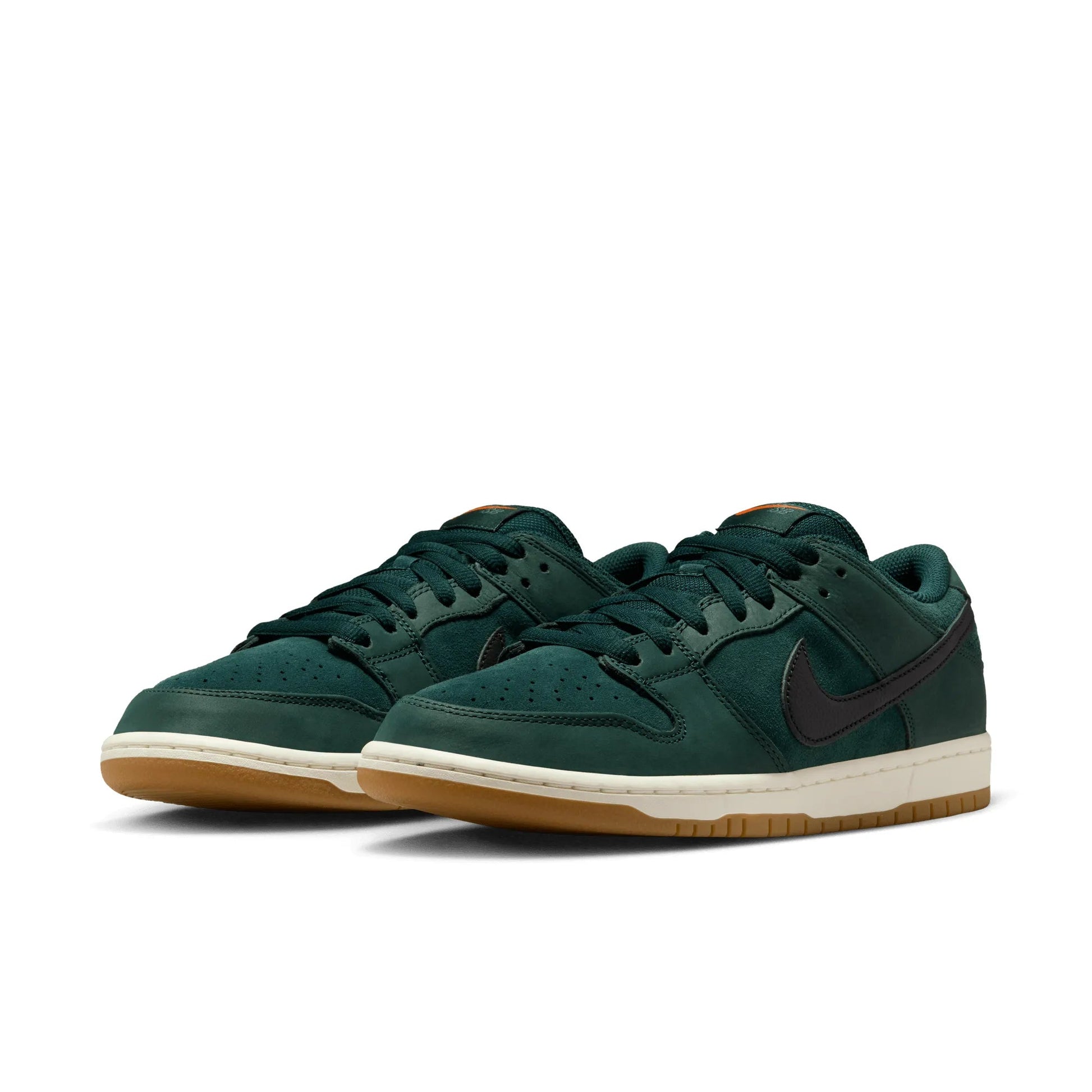 Nike SB Dunk Low Pro, deep fir/black - fir - sail - Tiki Room Skateboards - 2
