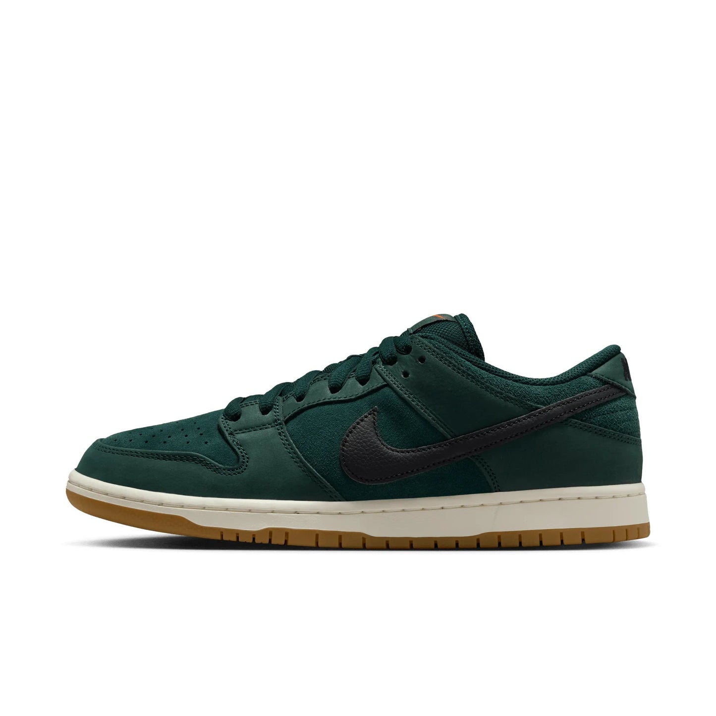 Nike SB Dunk Low Pro, deep fir/black - fir - sail - Tiki Room Skateboards - 9