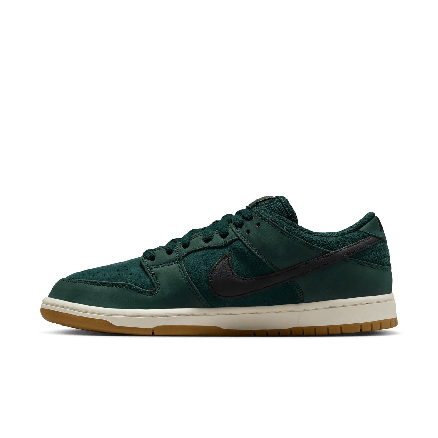Nike SB Dunk Low Pro, deep fir/black - fir - sail - Tiki Room Skateboards - 10