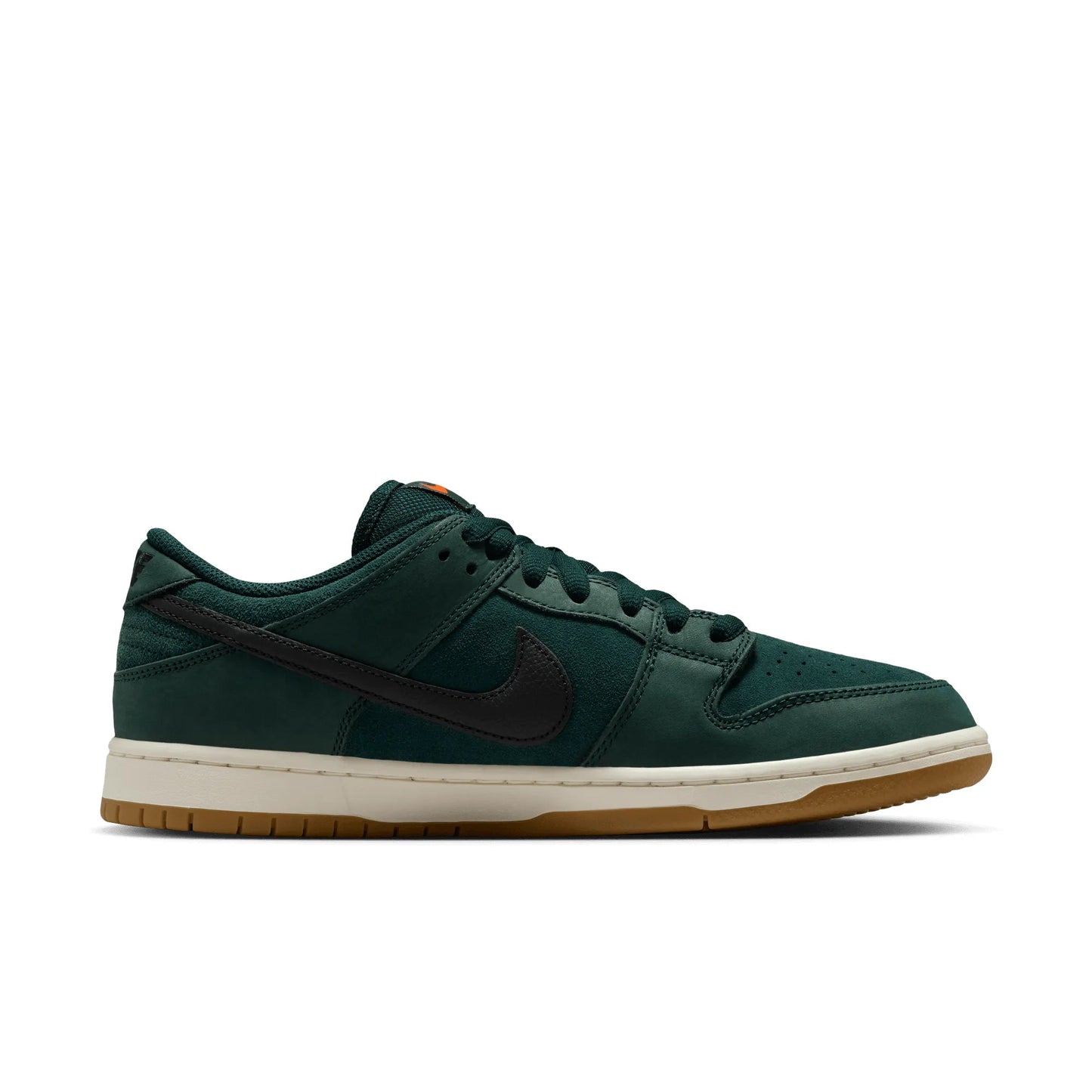 Nike SB Dunk Low Pro, deep fir/black - fir - sail - Tiki Room Skateboards - 11