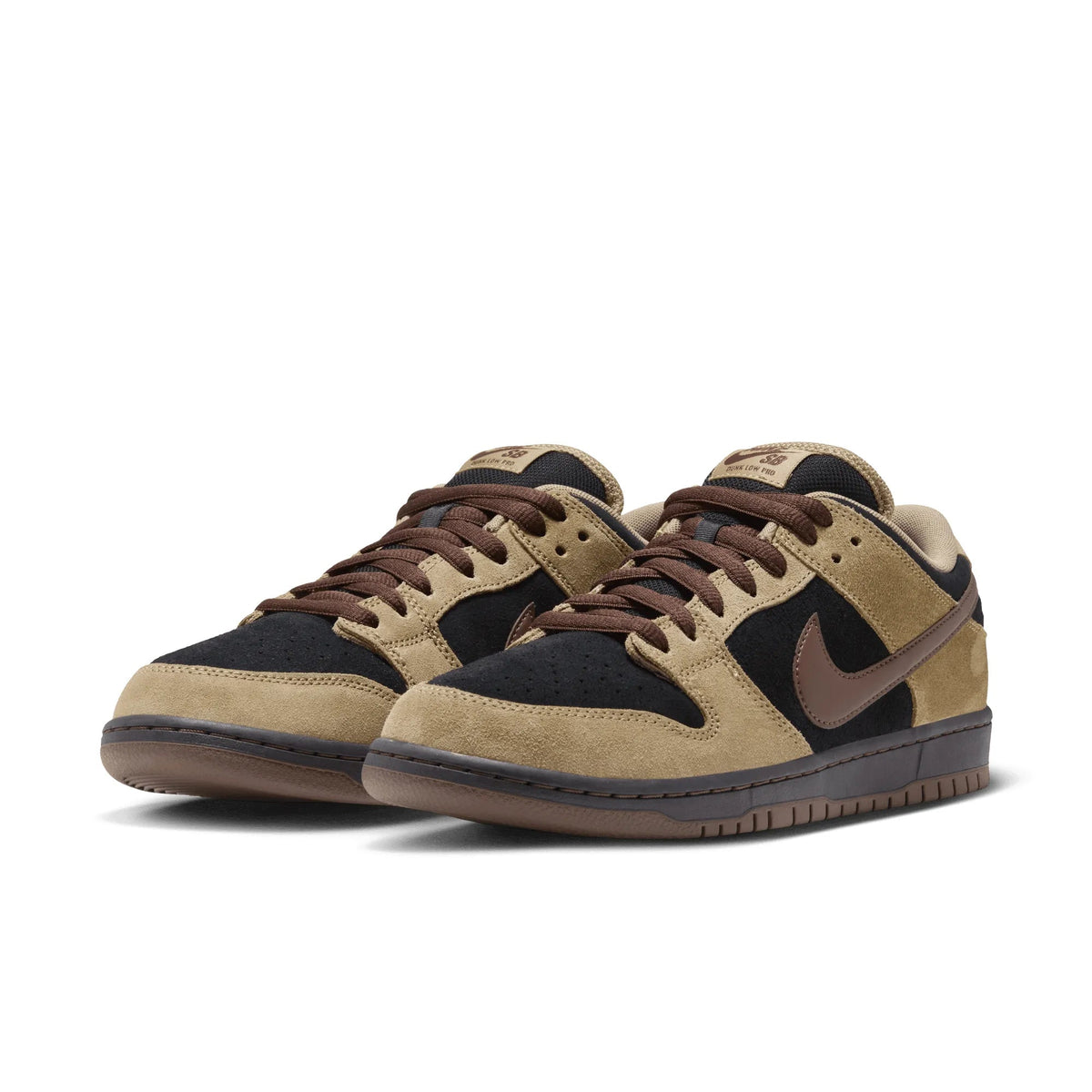 Nike SB Dunk Low Pro, filbert/lt chocolate-black-burgundy ash - Tiki Room Skateboards - 2