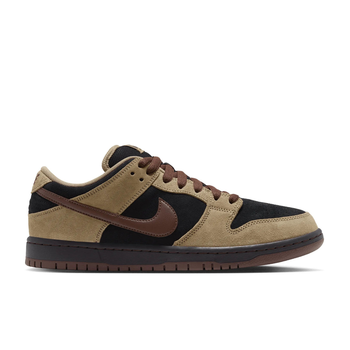 Nike SB Dunk Low Pro, filbert/lt chocolate-black-burgundy ash - Tiki Room Skateboards - 1