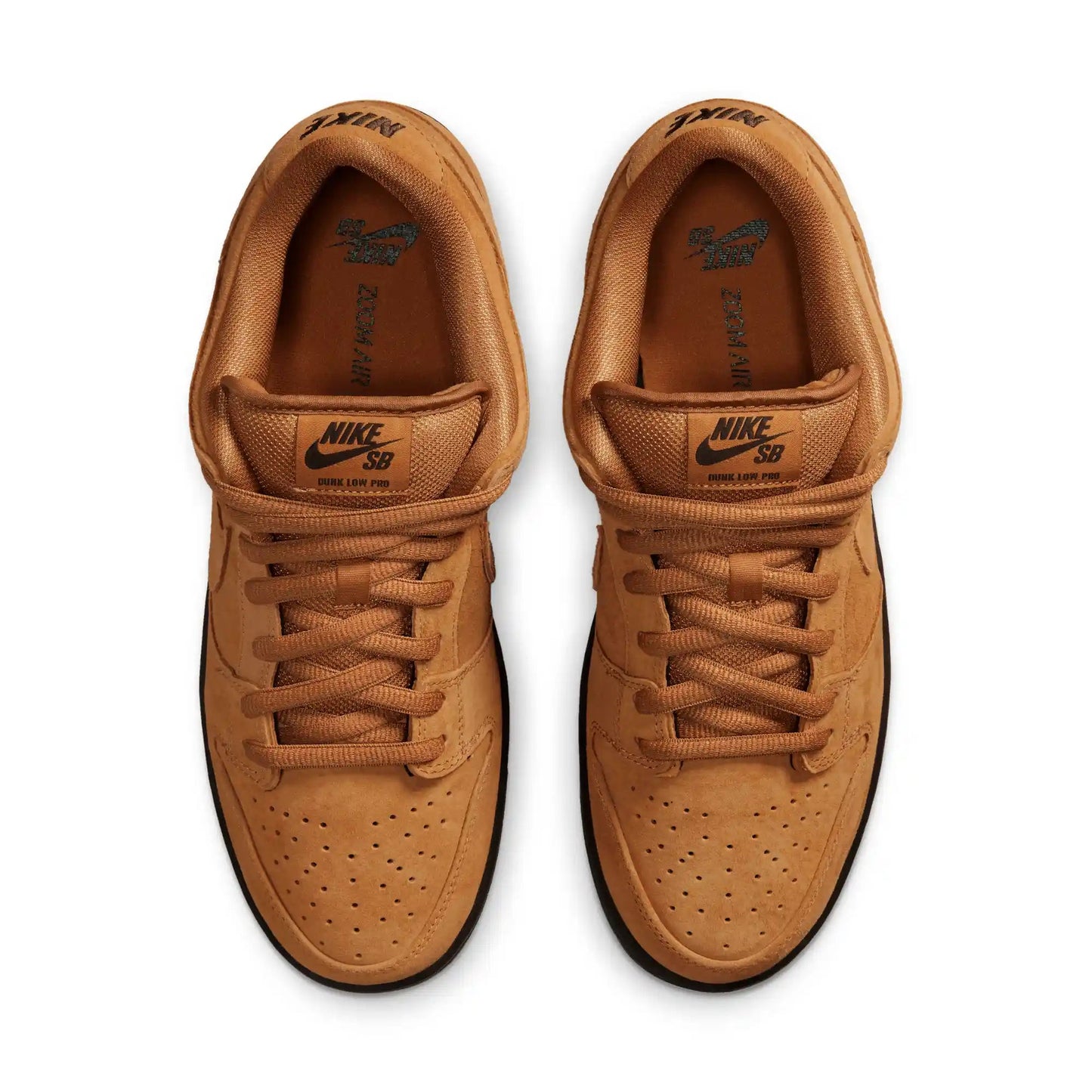 Nike SB Dunk Low Pro, flax/flax - flax - baroque brown - Tiki Room Skateboards - 3
