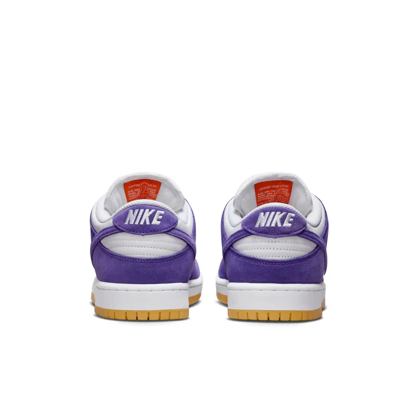 Nike SB Dunk Low Pro Iso, court purple/court purple - white - Tiki Room Skateboards - 4