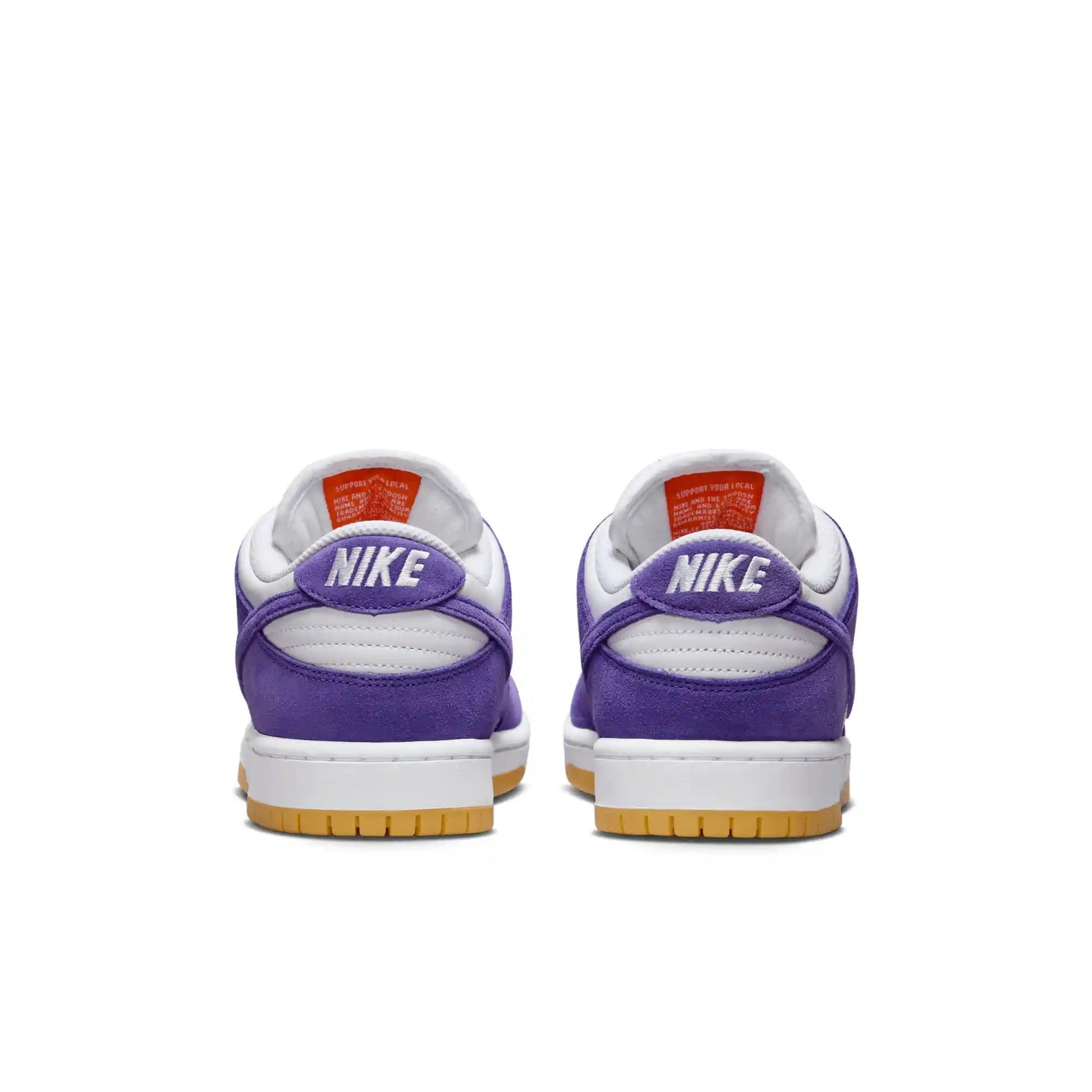 Nike SB Dunk Low Pro Iso, court purple/court purple - white - Tiki Room Skateboards - 4