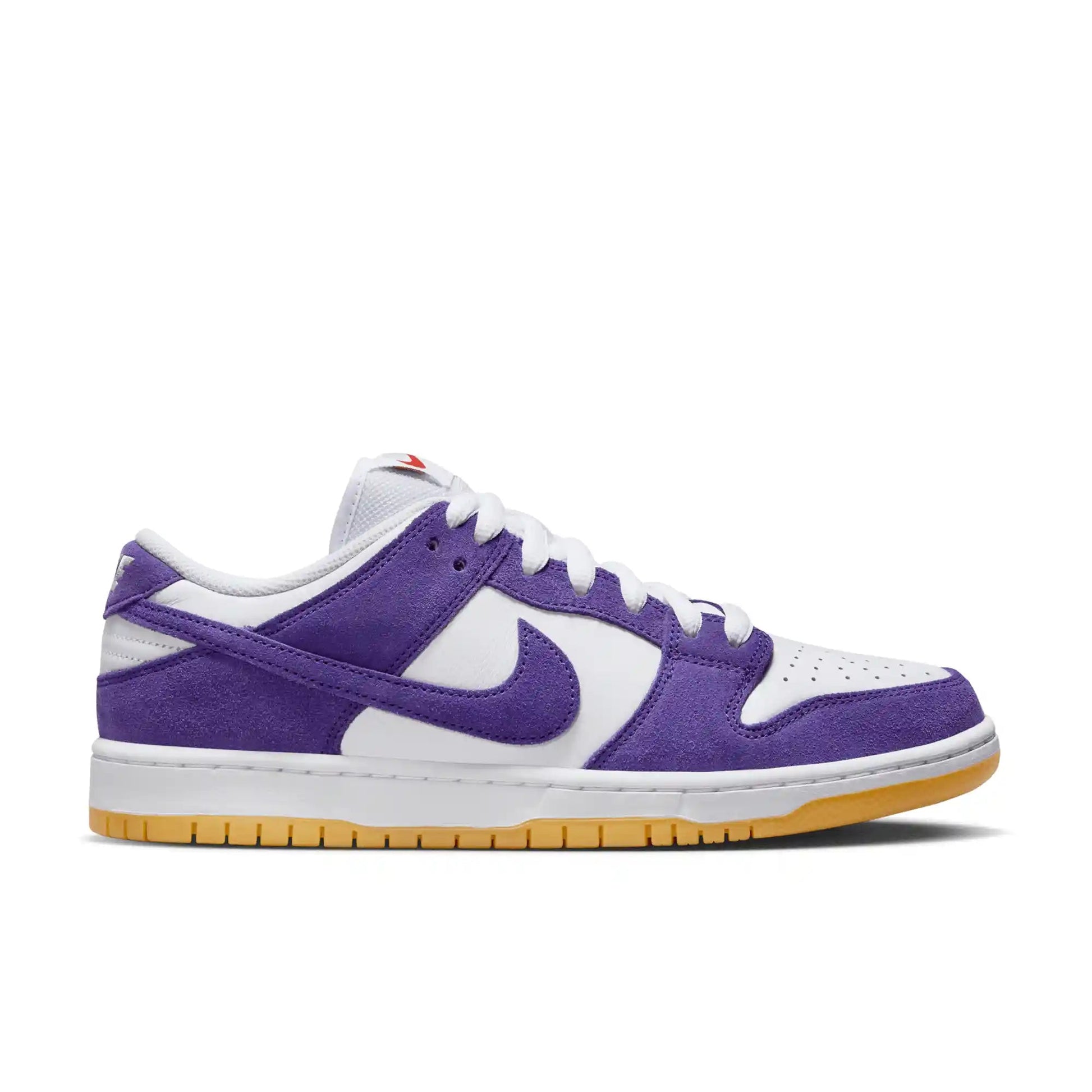 Nike SB Dunk Low Pro Iso, court purple/court purple - white - Tiki Room Skateboards - 1