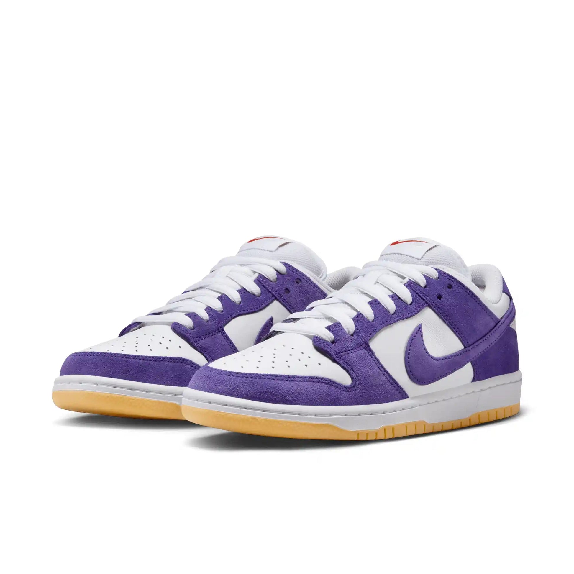 Nike SB Dunk Low Pro Iso, court purple/court purple - white - Tiki Room Skateboards - 2