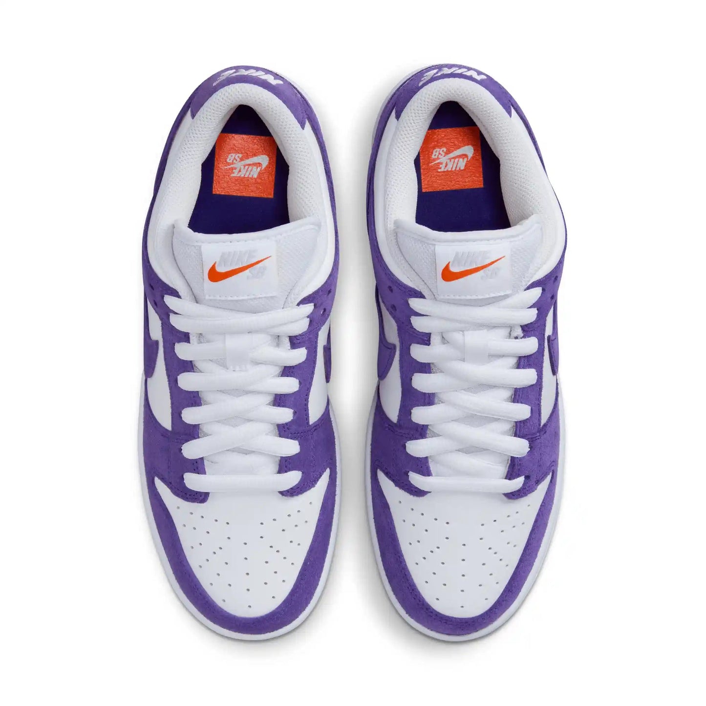 Nike SB Dunk Low Pro Iso, court purple/court purple - white - Tiki Room Skateboards - 3