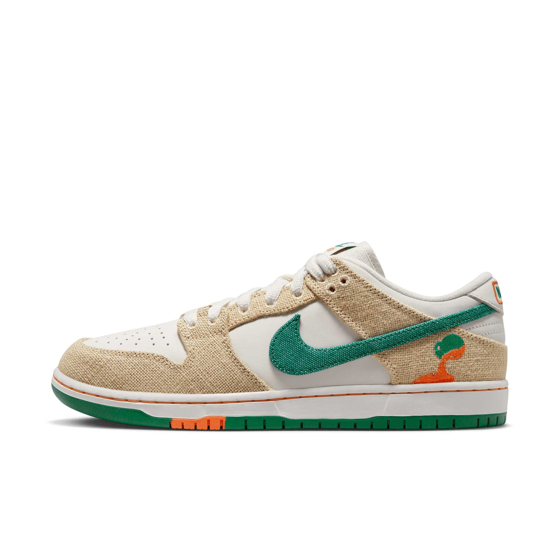 Nike SB Dunk Low Pro Jarritos®️, phantom/safety orange - malachite - Tiki Room Skateboards - 7