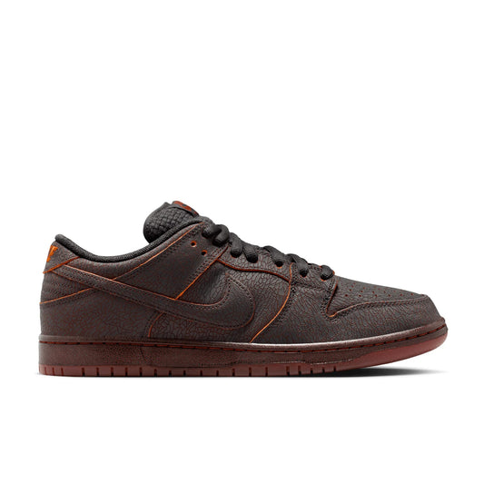 Nike SB Dunk Low Pro Krampus Premium, dk smoke grey/campfire orange - black - Tiki Room Skateboards - 1