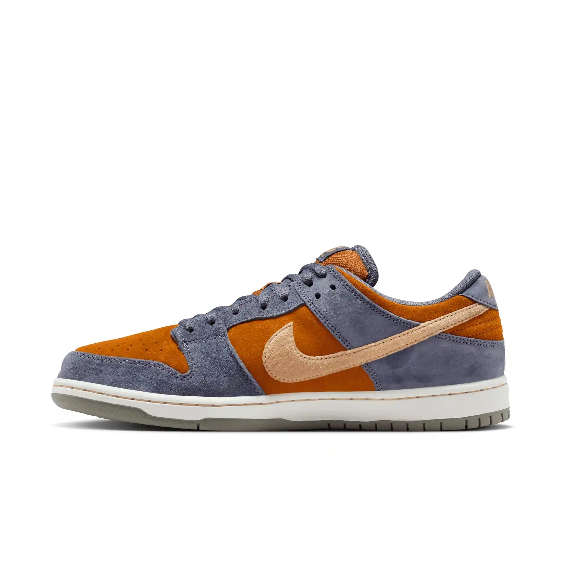 Nike SB Dunk Low Pro, light carbon/sesame - monarch - summit white - Tiki Room Skateboards - 10