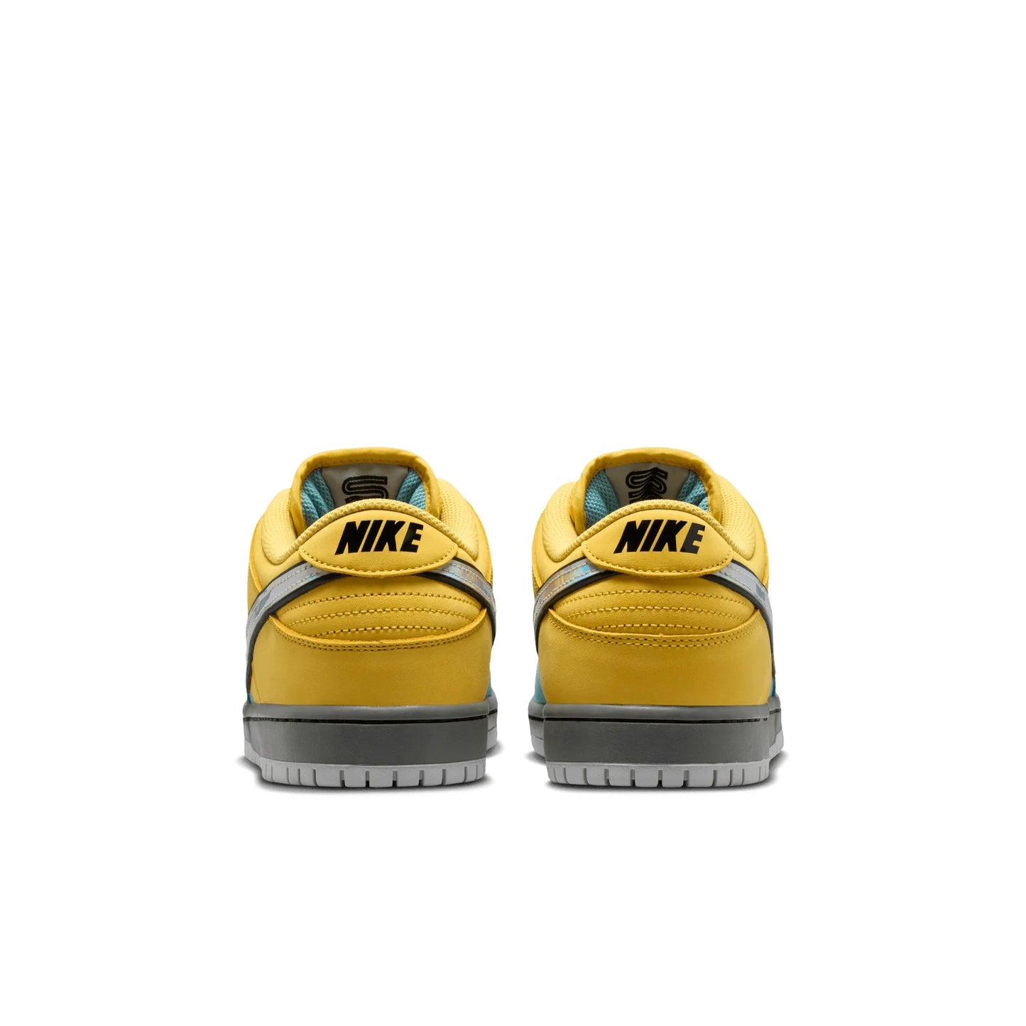 Nike SB Dunk Low Pro, lightening/wolf grey - denim turq - Tiki Room Skateboards - 5