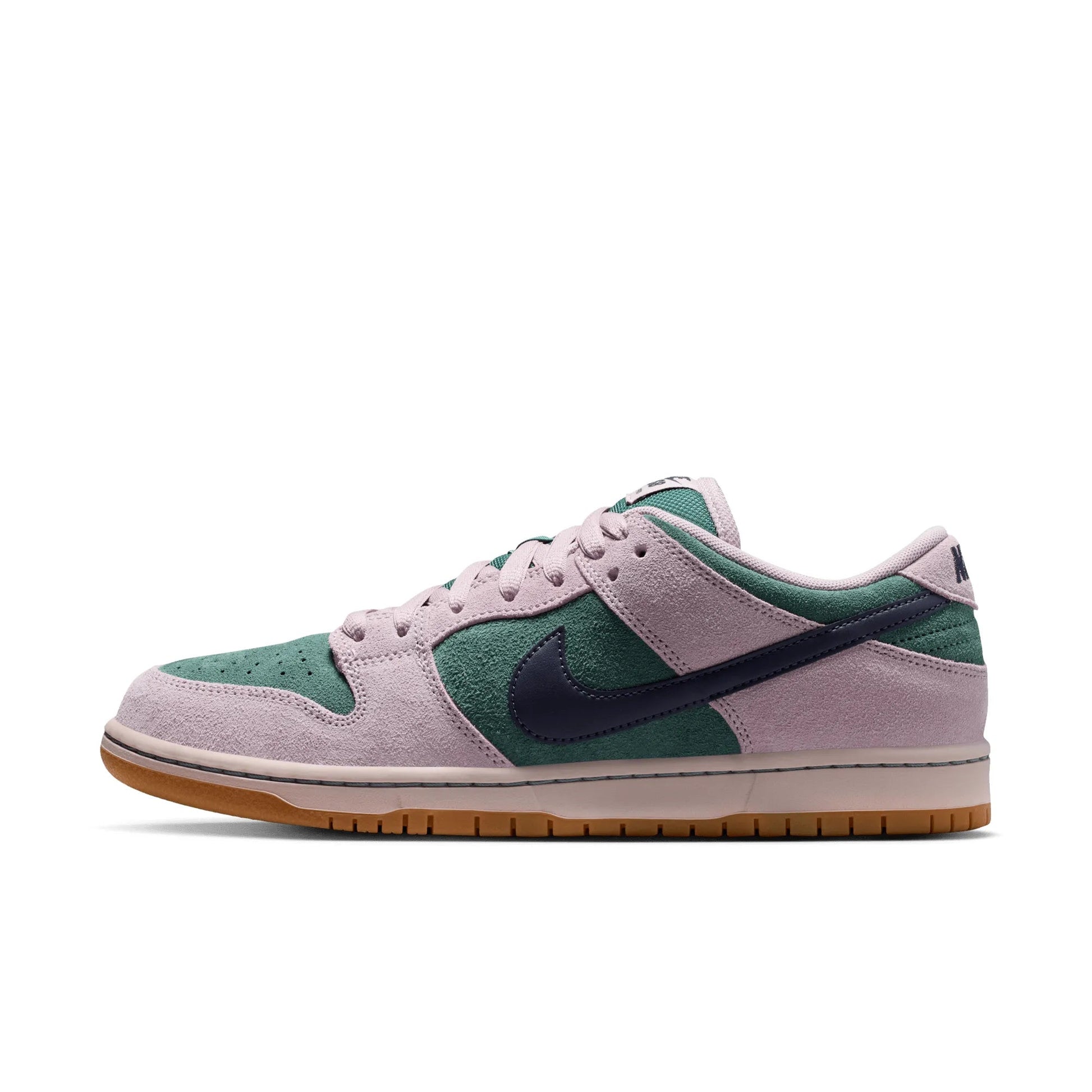 Nike SB Dunk Low Pro, mineral slate/dark raisin - particle rose - Tiki Room Skateboards - 11