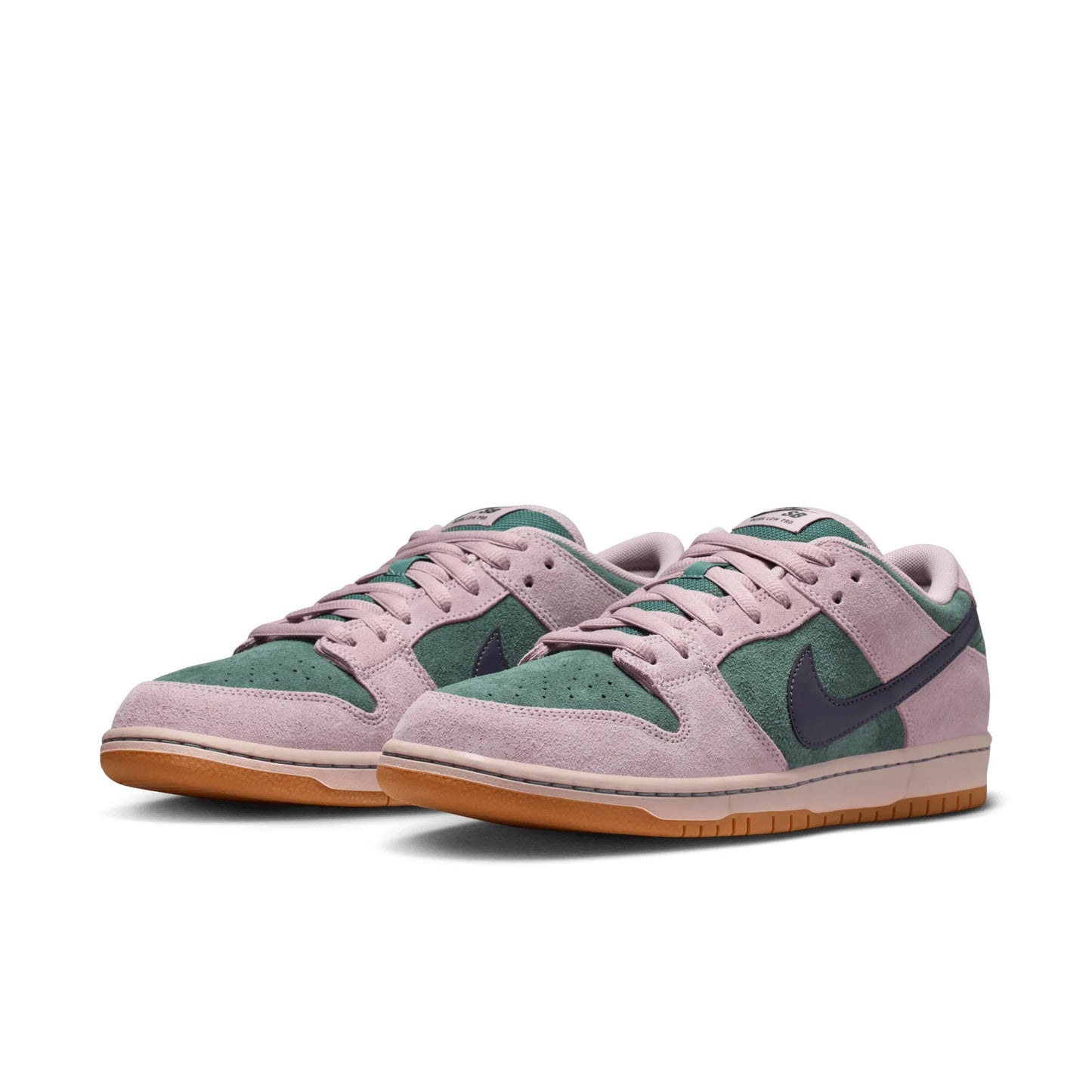 Nike SB Dunk Low Pro, mineral slate/dark raisin - particle rose - Tiki Room Skateboards - 2