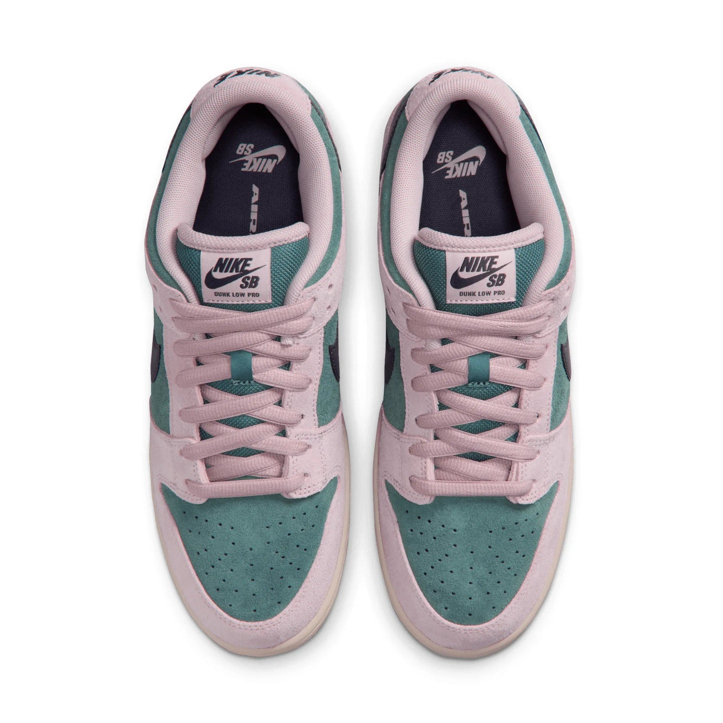 Nike SB Dunk Low Pro, mineral slate/dark raisin - particle rose - Tiki Room Skateboards - 5