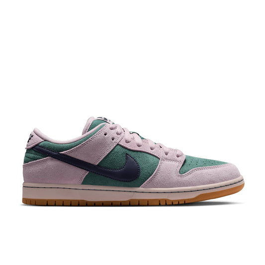 Nike SB Dunk Low Pro, mineral slate/dark raisin - particle rose - Tiki Room Skateboards - 1