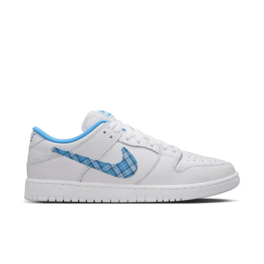 Nike SB Dunk Low Pro Nicole Hause, white/university blue - white - Tiki Room Skateboards - 1