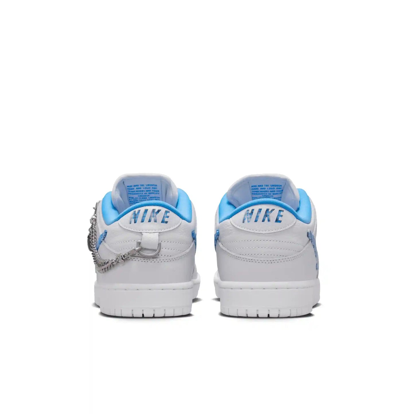 Nike SB Dunk Low Pro Nicole Hause, white/university blue - white - Tiki Room Skateboards - 6