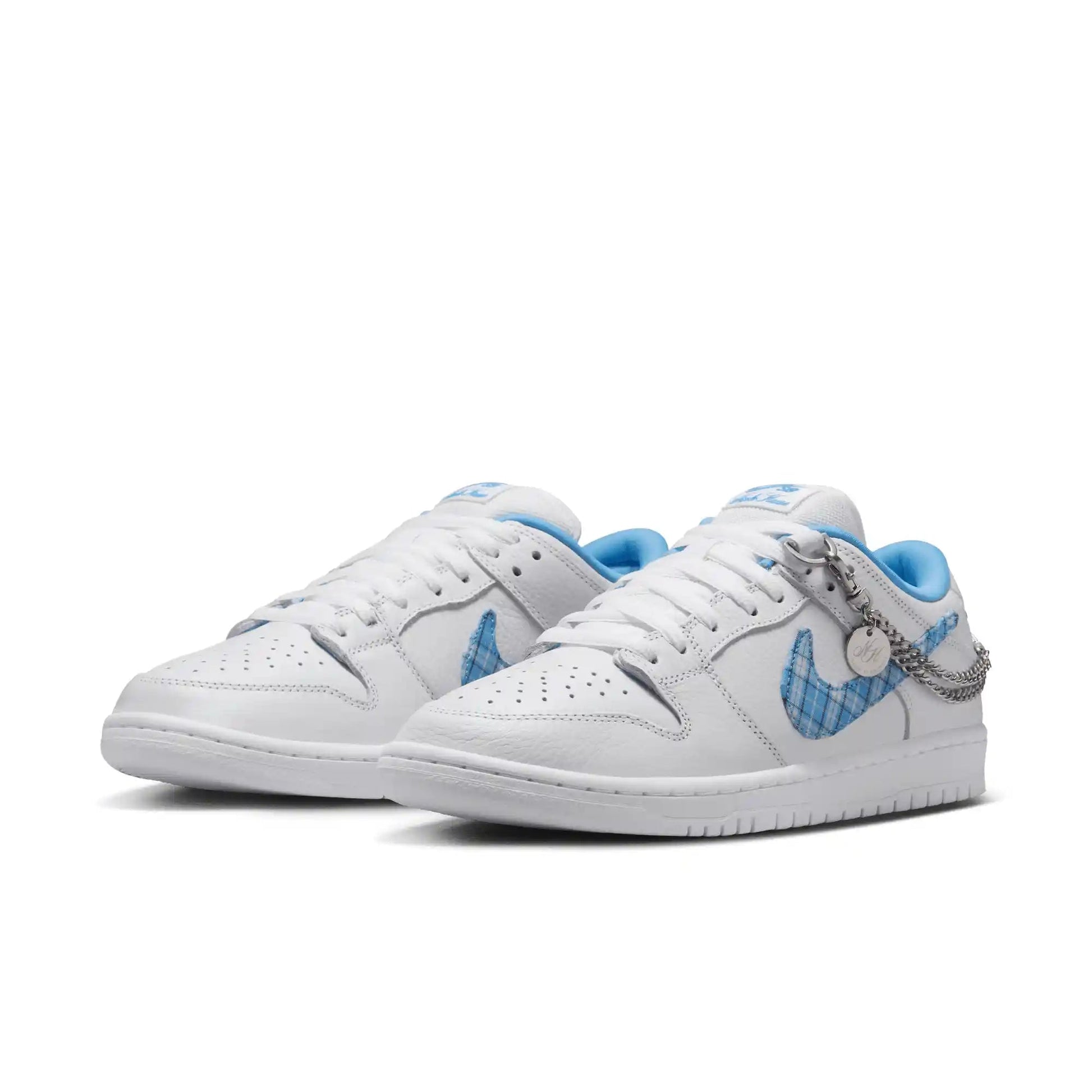 Nike SB Dunk Low Pro Nicole Hause, white/university blue - white - Tiki Room Skateboards - 2